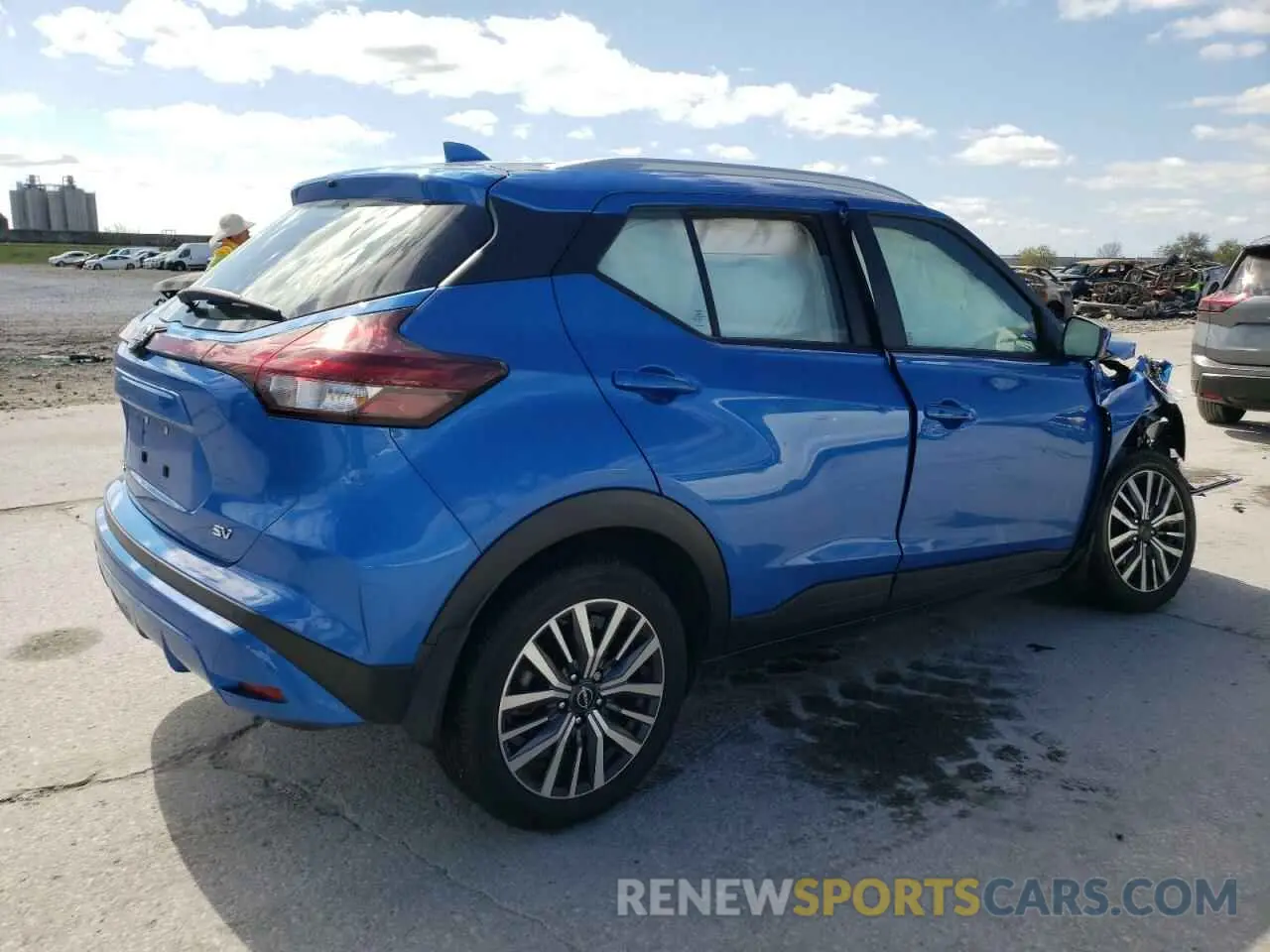 3 fotografías del automóvil dañado 3N1CP5CV1RL480372 NISSAN KICKS 2024