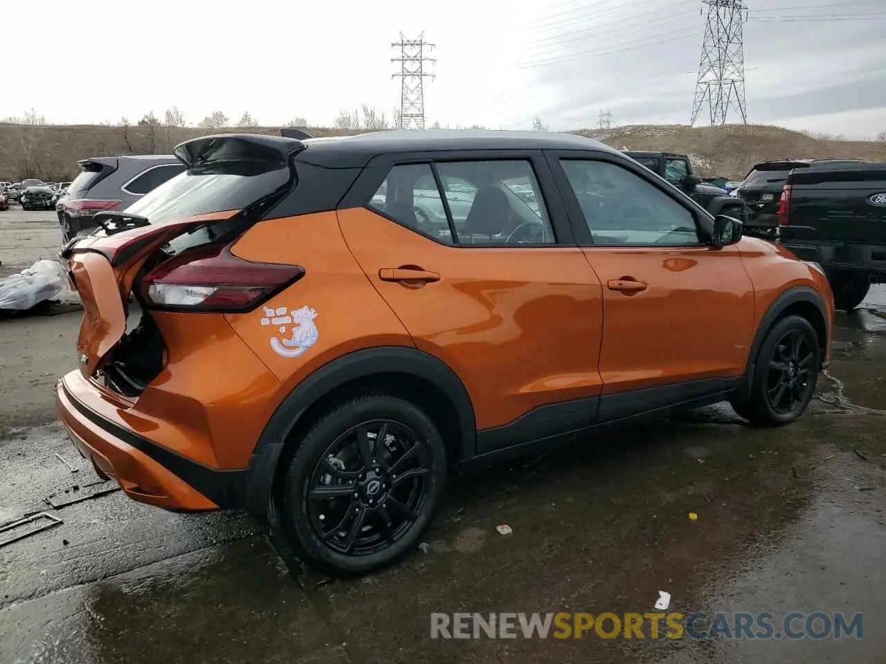 3 fotografías del automóvil dañado 3N1CP5CV3RL480759 NISSAN KICKS 2024
