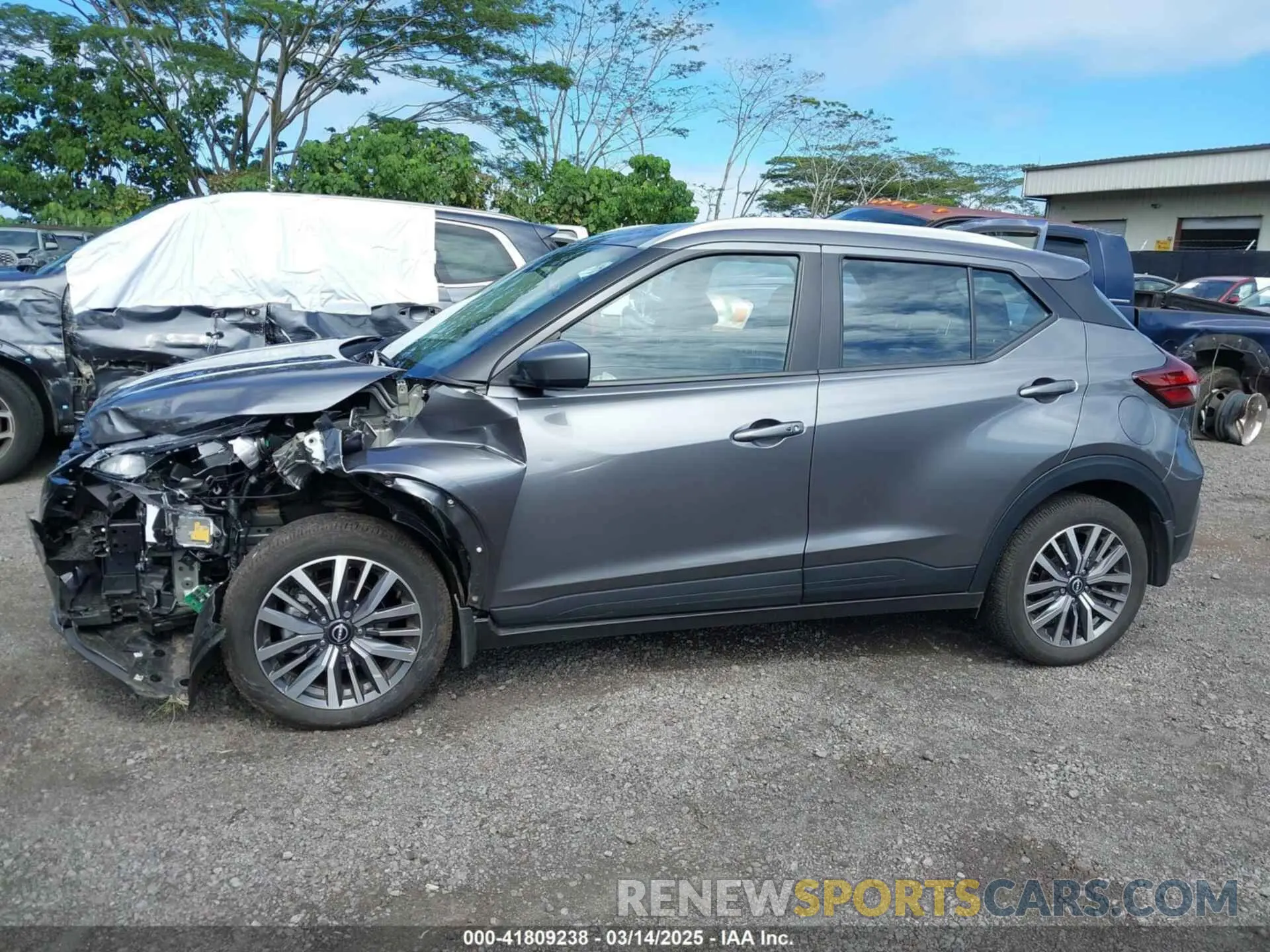 14 fotografías del automóvil dañado 3N1CP5CV5RL504477 NISSAN KICKS 2024