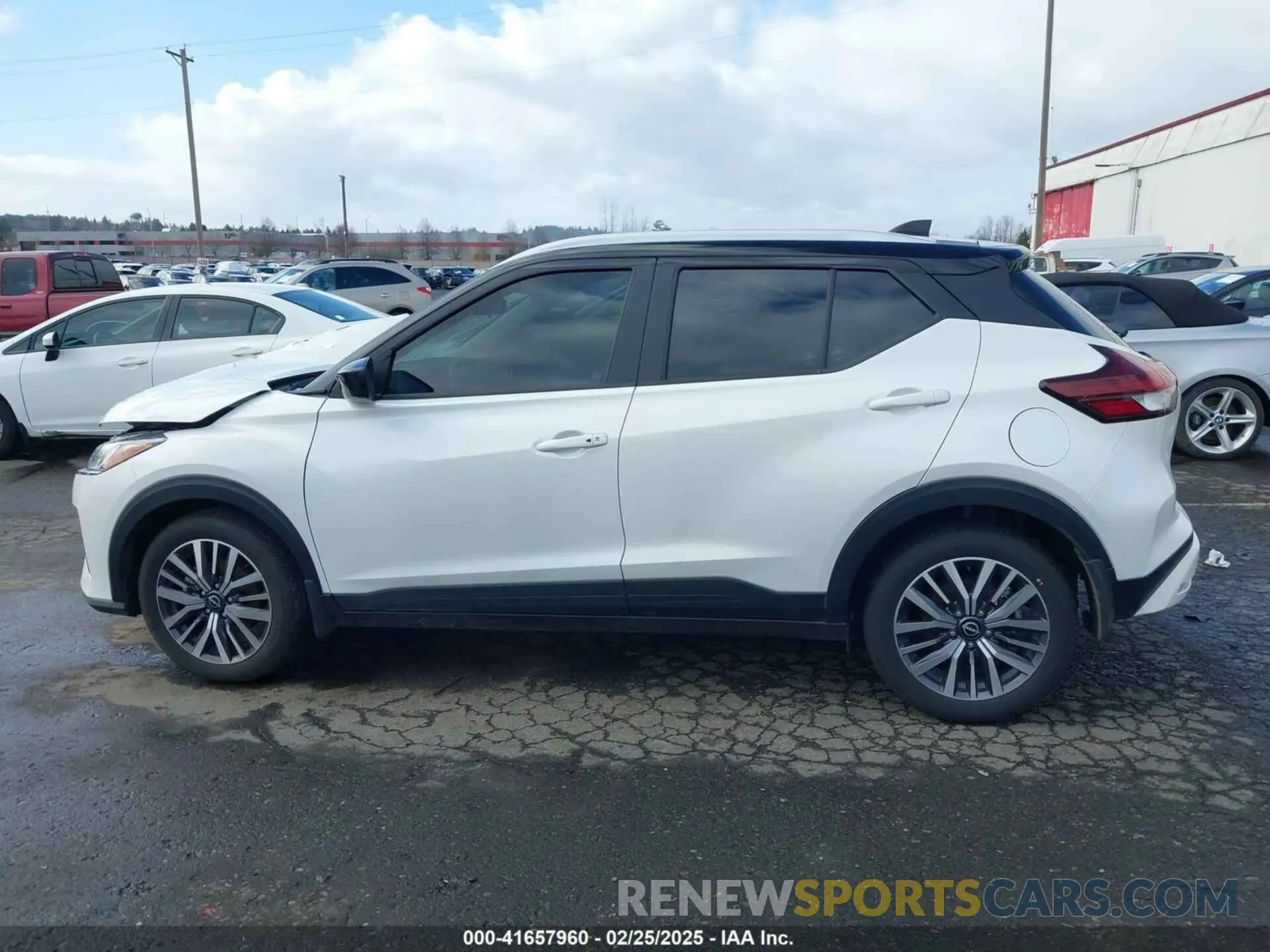 14 fotografías del automóvil dañado 3N1CP5CV8RL519202 NISSAN KICKS 2024