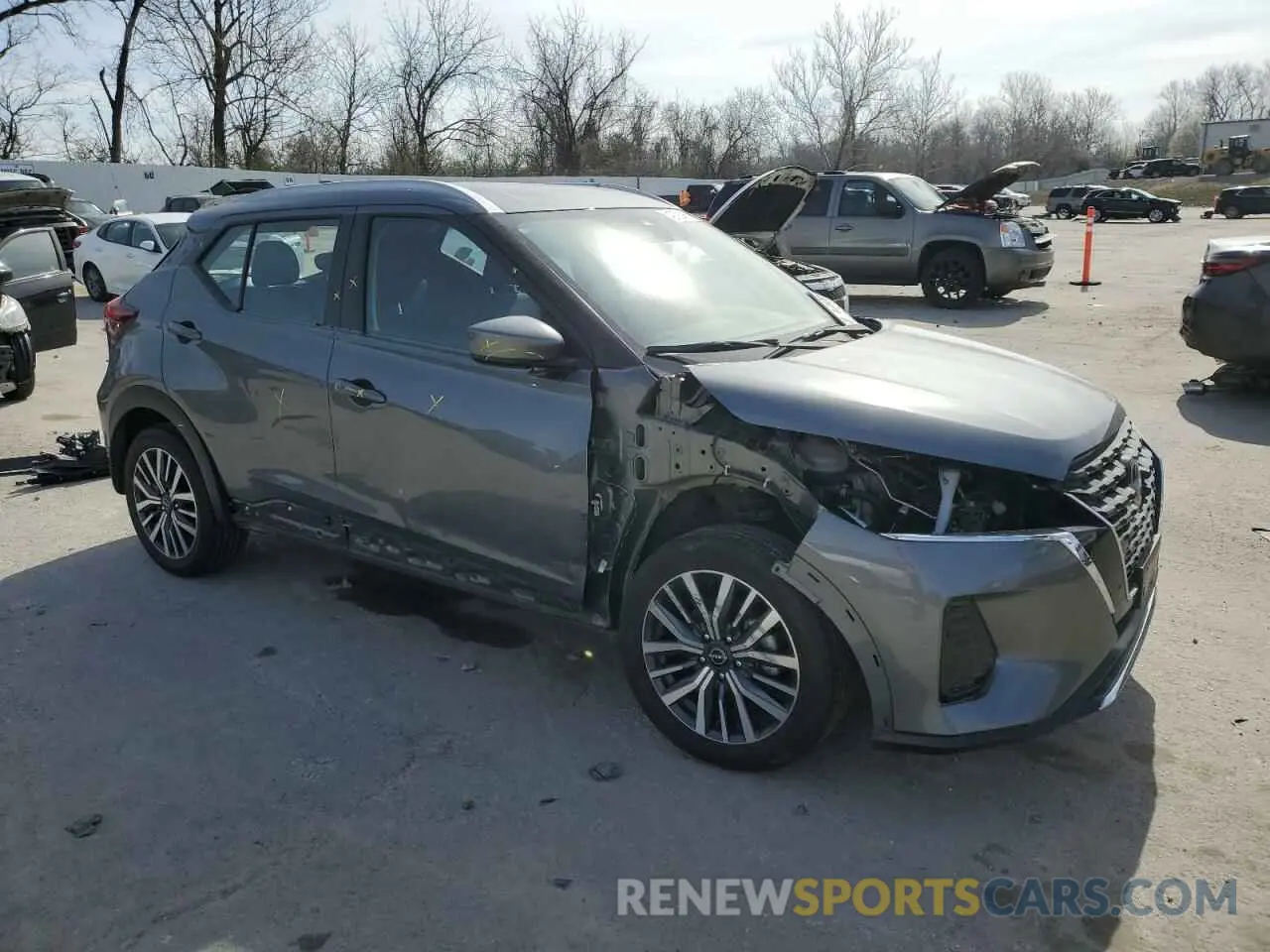 4 fotografías del automóvil dañado 3N1CP5CVXRL483738 NISSAN KICKS 2024