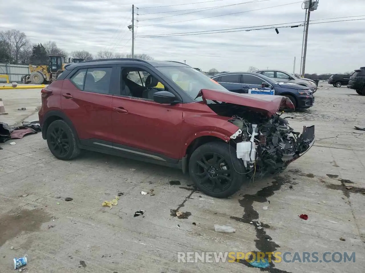 4 fotografías del automóvil dañado 3N1CP5DV4RL540935 NISSAN KICKS 2024