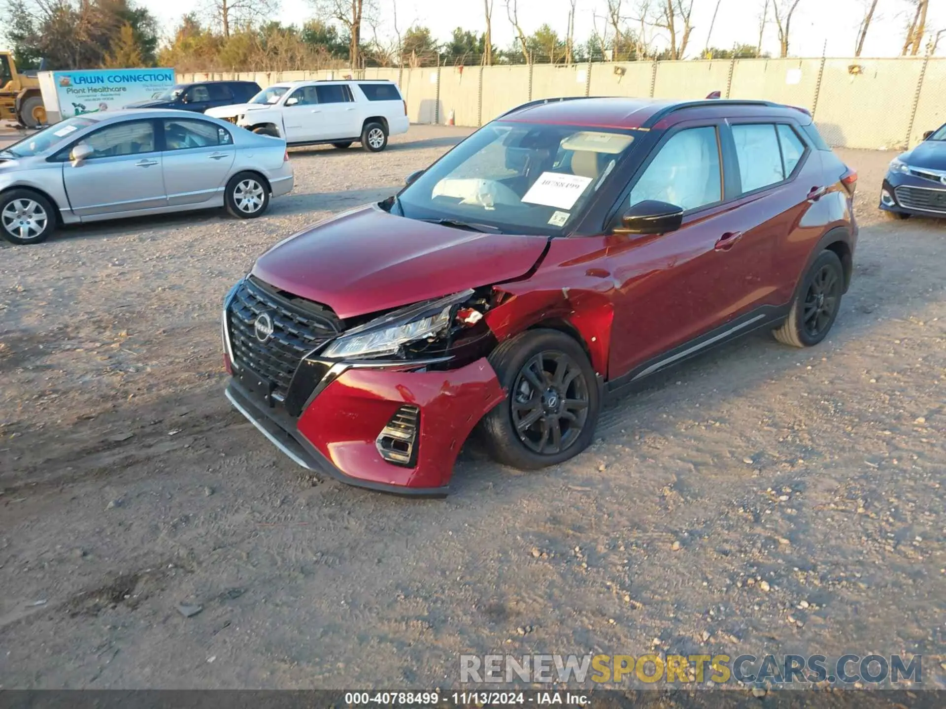 2 fotografías del automóvil dañado 3N1CP5DV9RL536749 NISSAN KICKS 2024