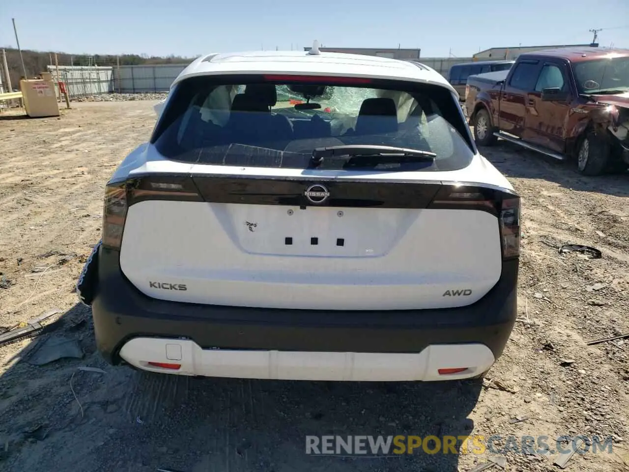 6 fotografías del automóvil dañado 3N8AP6BB0SL305705 NISSAN KICKS 2025