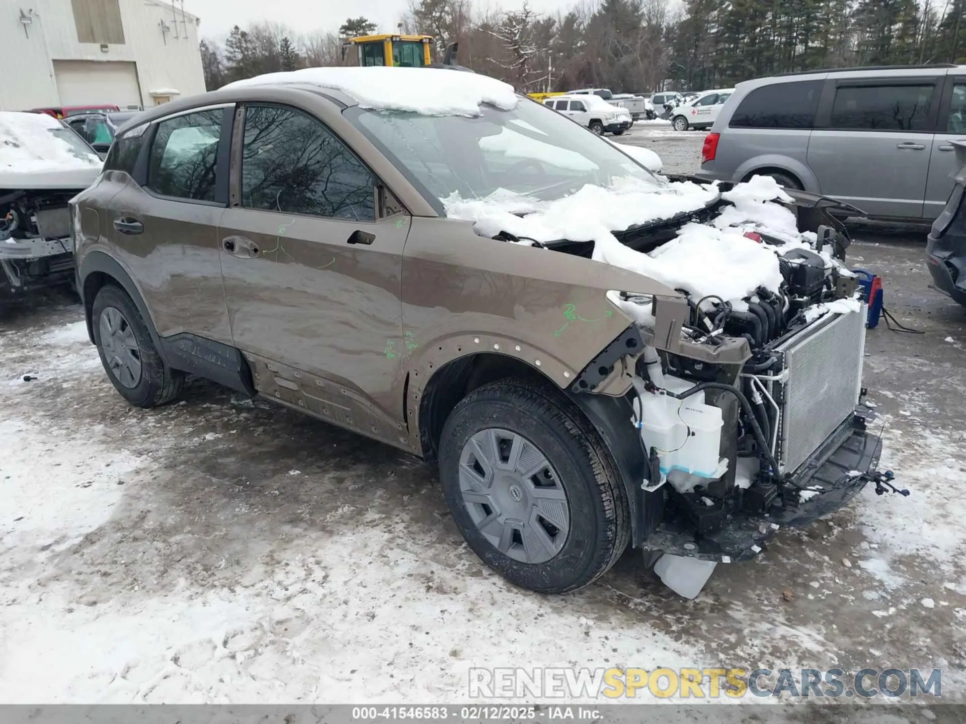 1 fotografías del automóvil dañado 3N8AP6BBXSL313200 NISSAN KICKS 2025