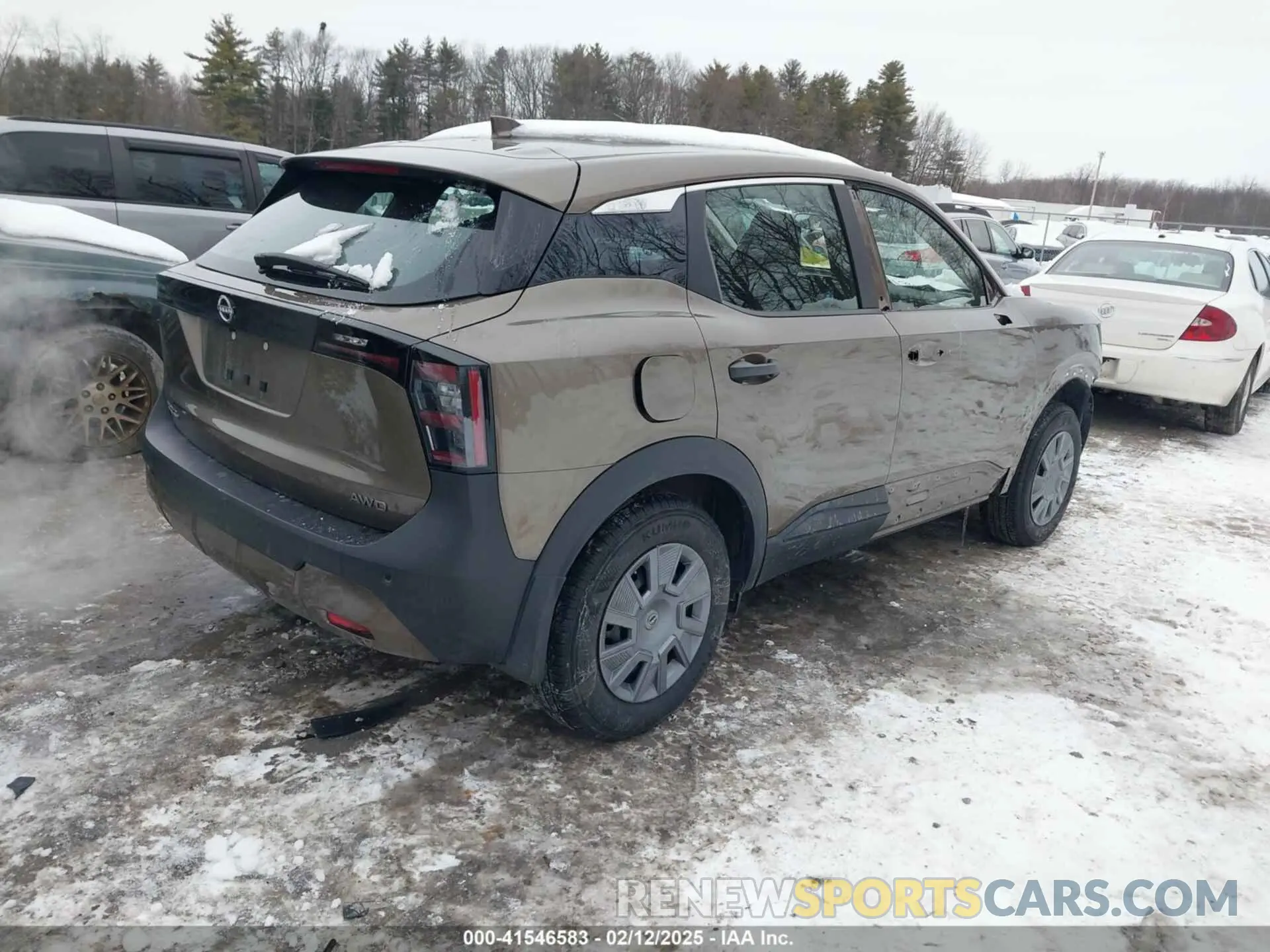 4 fotografías del automóvil dañado 3N8AP6BBXSL313200 NISSAN KICKS 2025