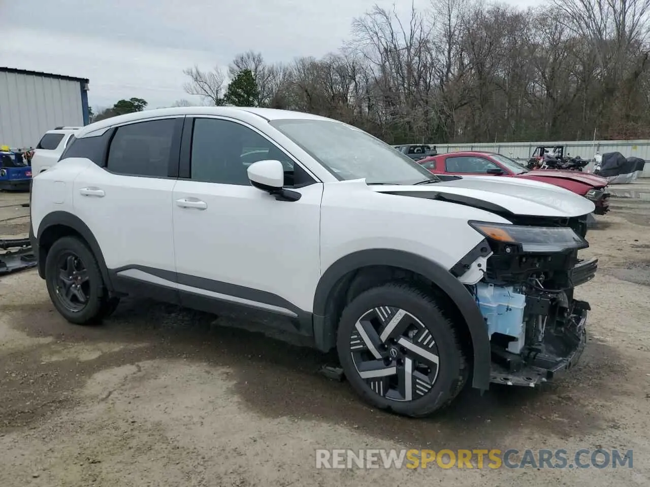 4 fotografías del automóvil dañado 3N8AP6CA0SL305208 NISSAN KICKS 2025