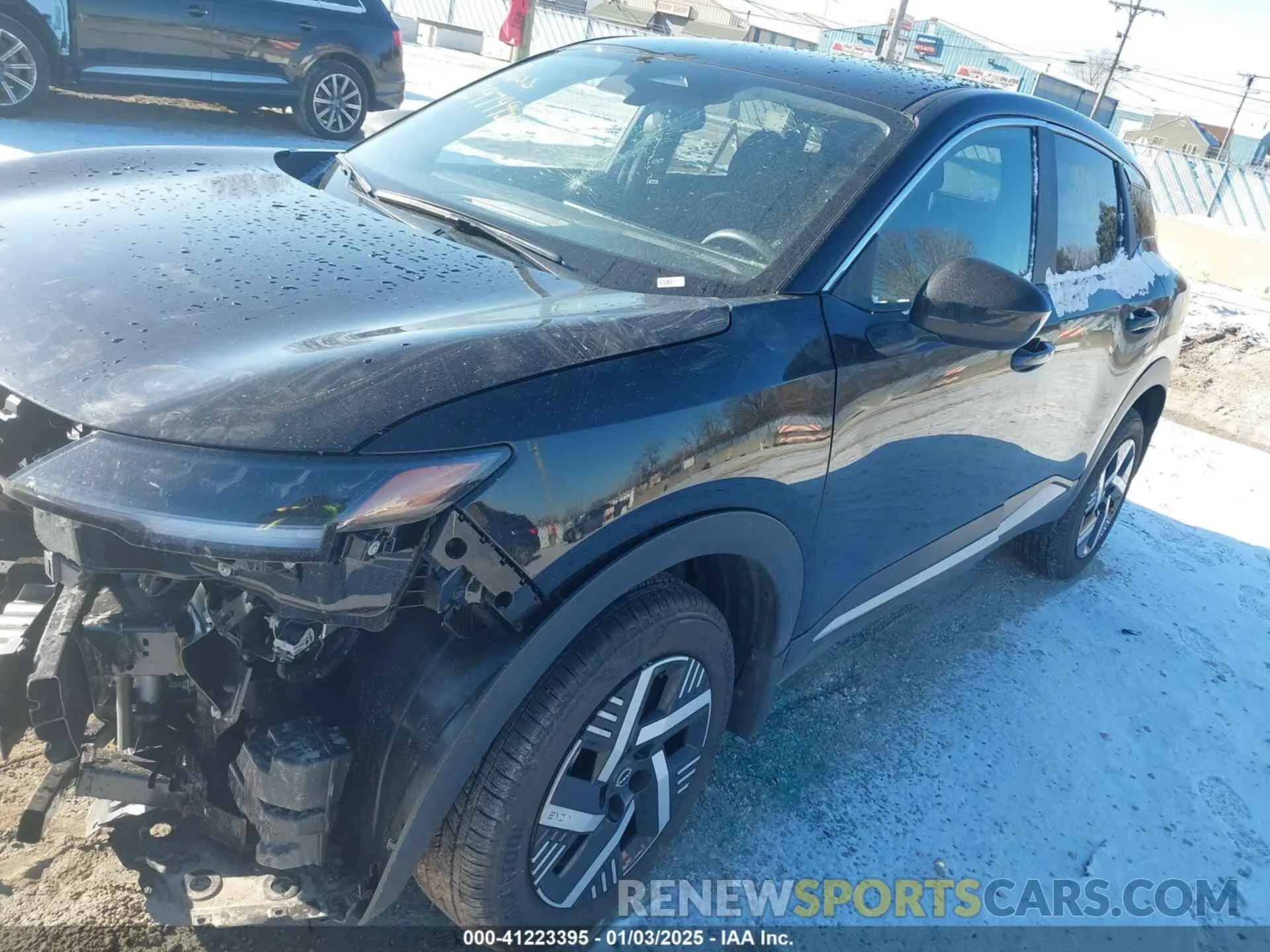 2 fotografías del automóvil dañado 3N8AP6CA1SL320770 NISSAN KICKS 2025