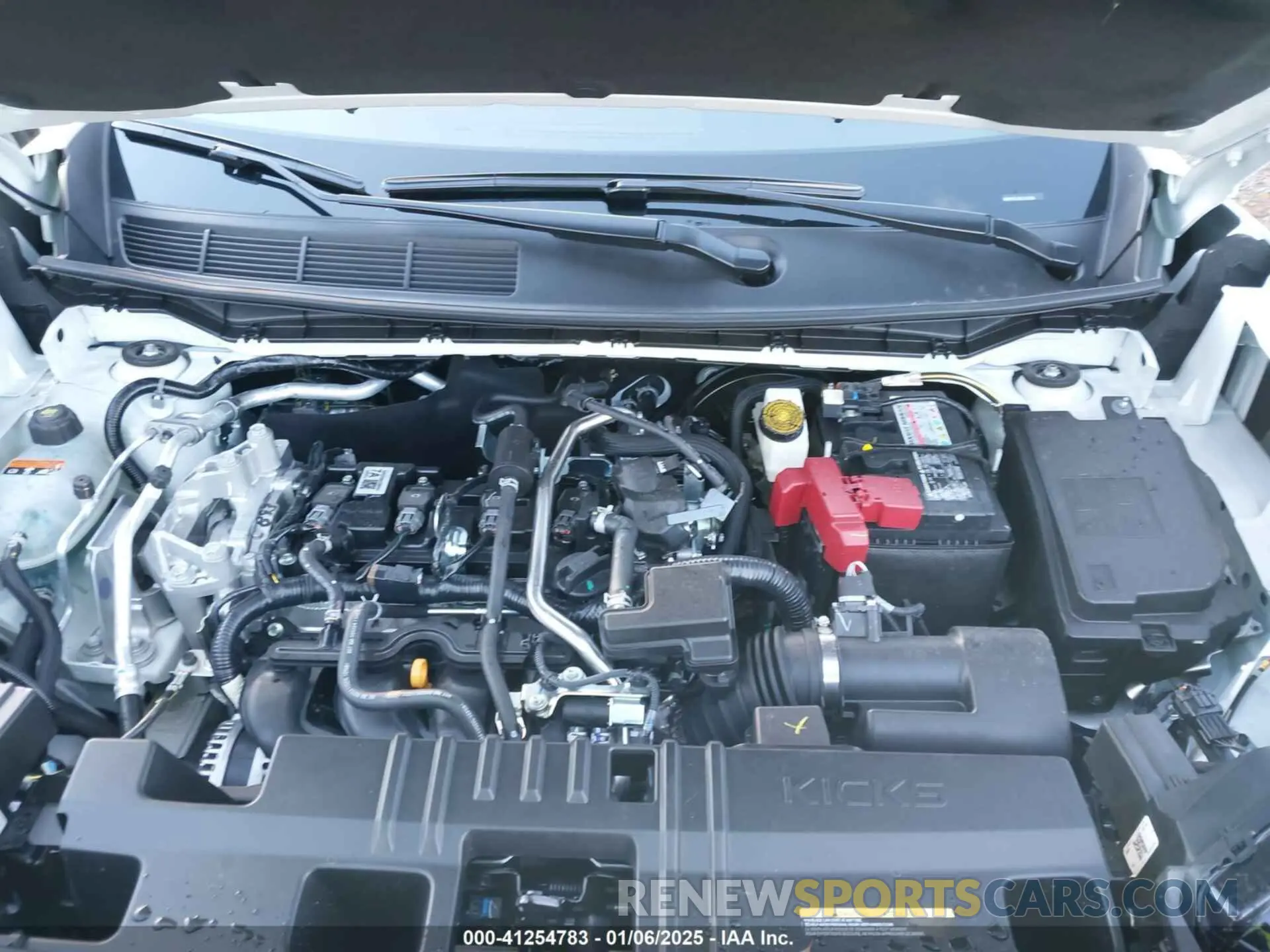 10 fotografías del automóvil dañado 3N8AP6CA2SL333785 NISSAN KICKS 2025