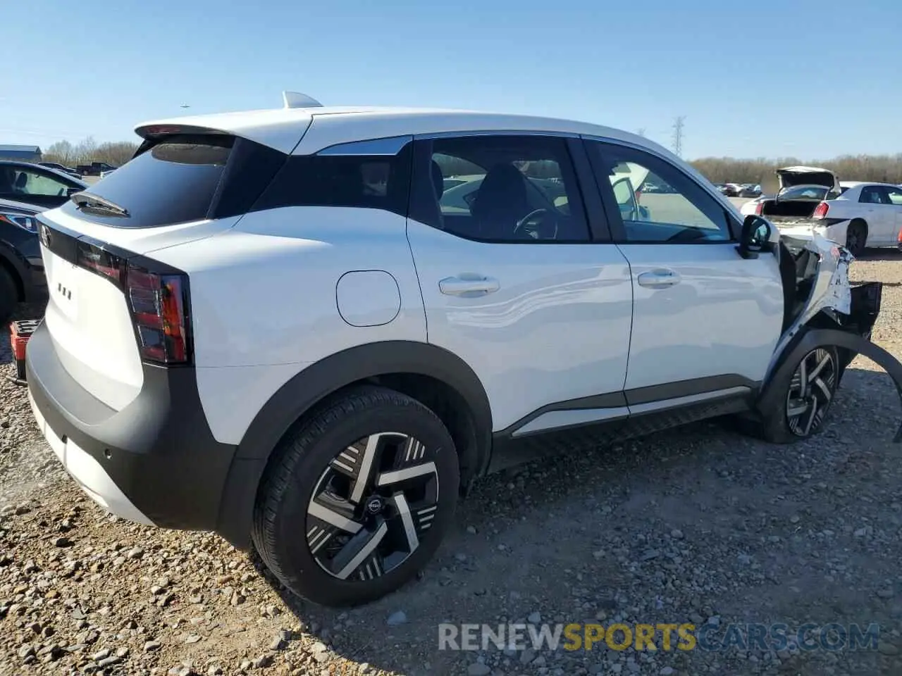 3 fotografías del automóvil dañado 3N8AP6CA3SL338641 NISSAN KICKS 2025
