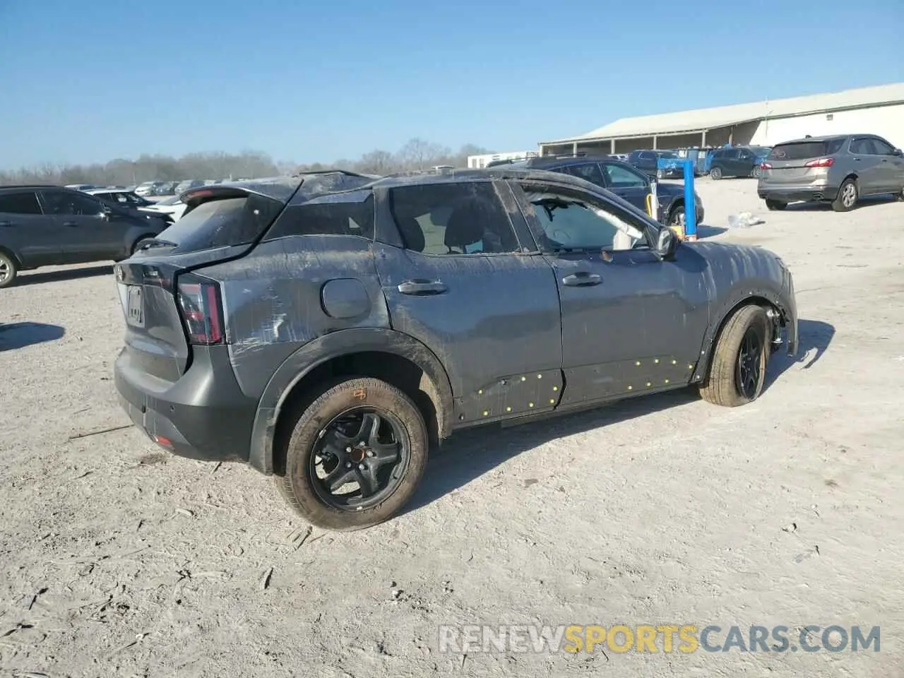 3 fotografías del automóvil dañado 3N8AP6CA4SL313506 NISSAN KICKS 2025