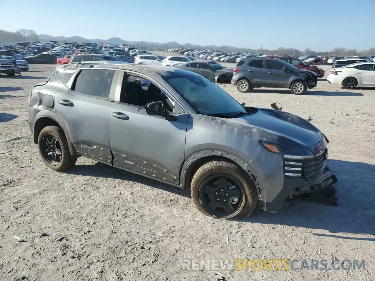 4 fotografías del automóvil dañado 3N8AP6CA4SL313506 NISSAN KICKS 2025