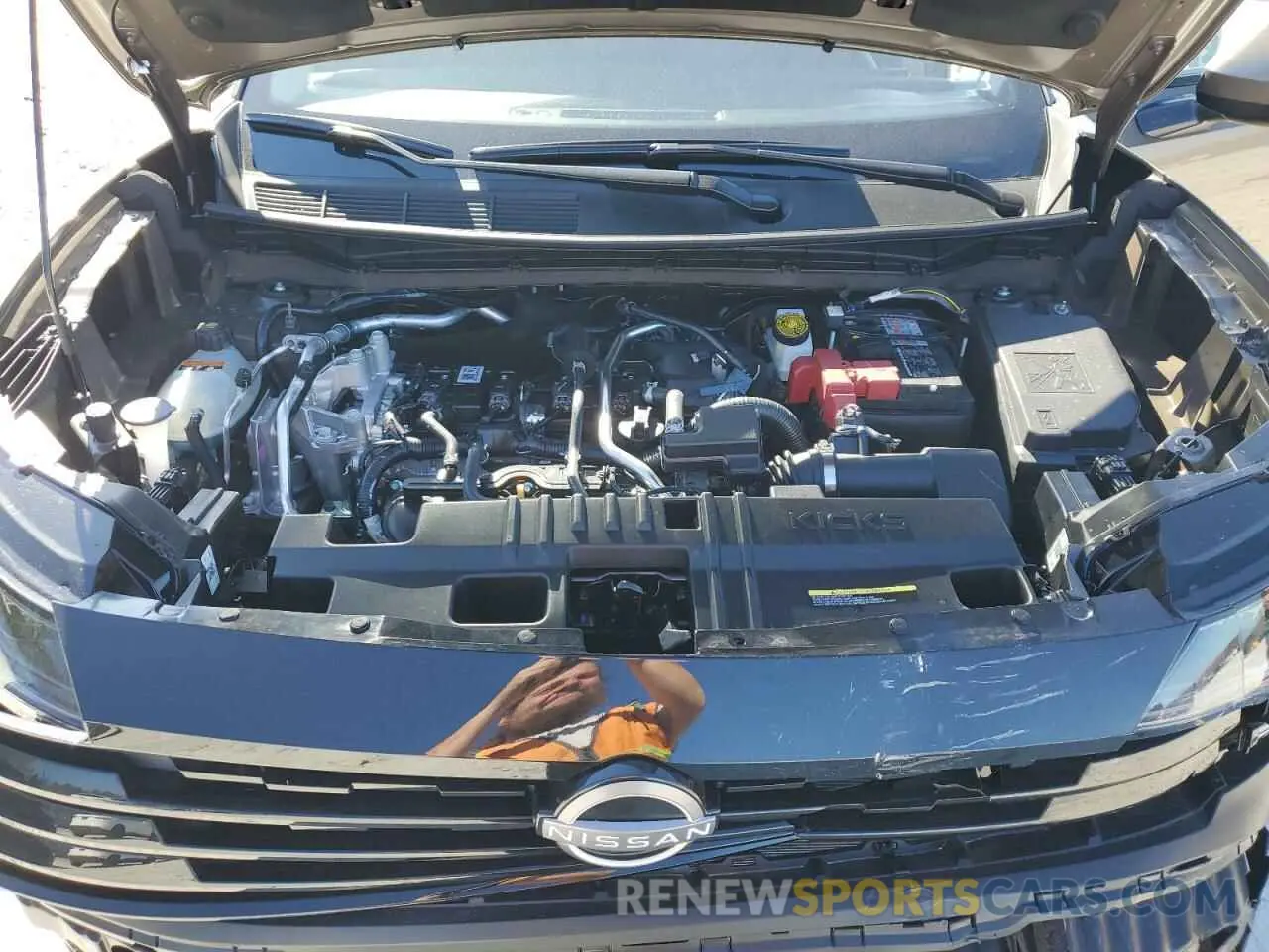 12 fotografías del automóvil dañado 3N8AP6CA6SL365543 NISSAN KICKS 2025
