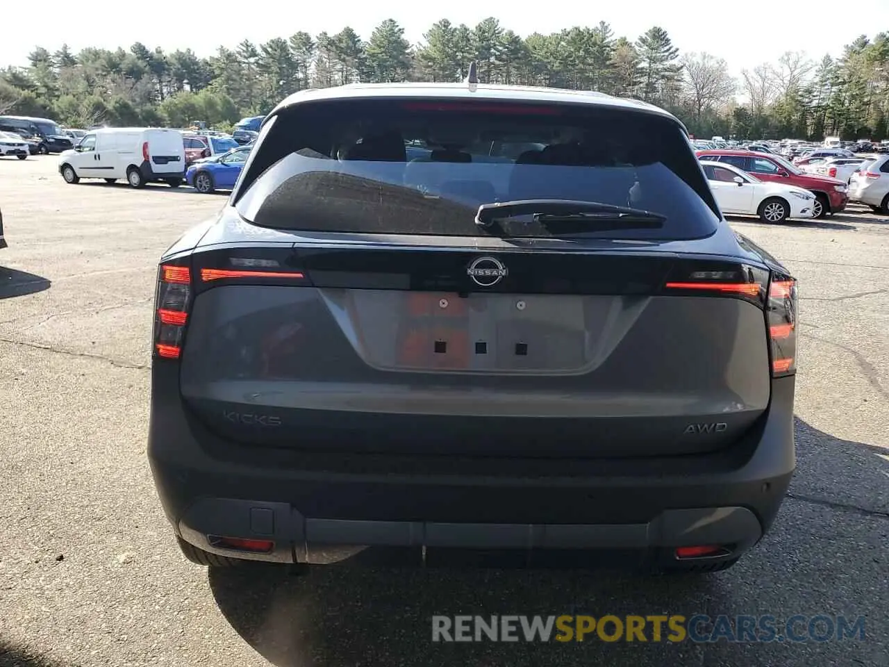 6 fotografías del automóvil dañado 3N8AP6CB5SL380348 NISSAN KICKS 2025