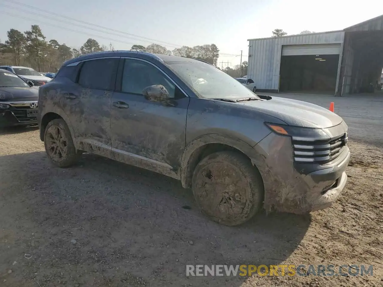 4 fotografías del automóvil dañado 3N8AP6DA9SL321759 NISSAN KICKS 2025
