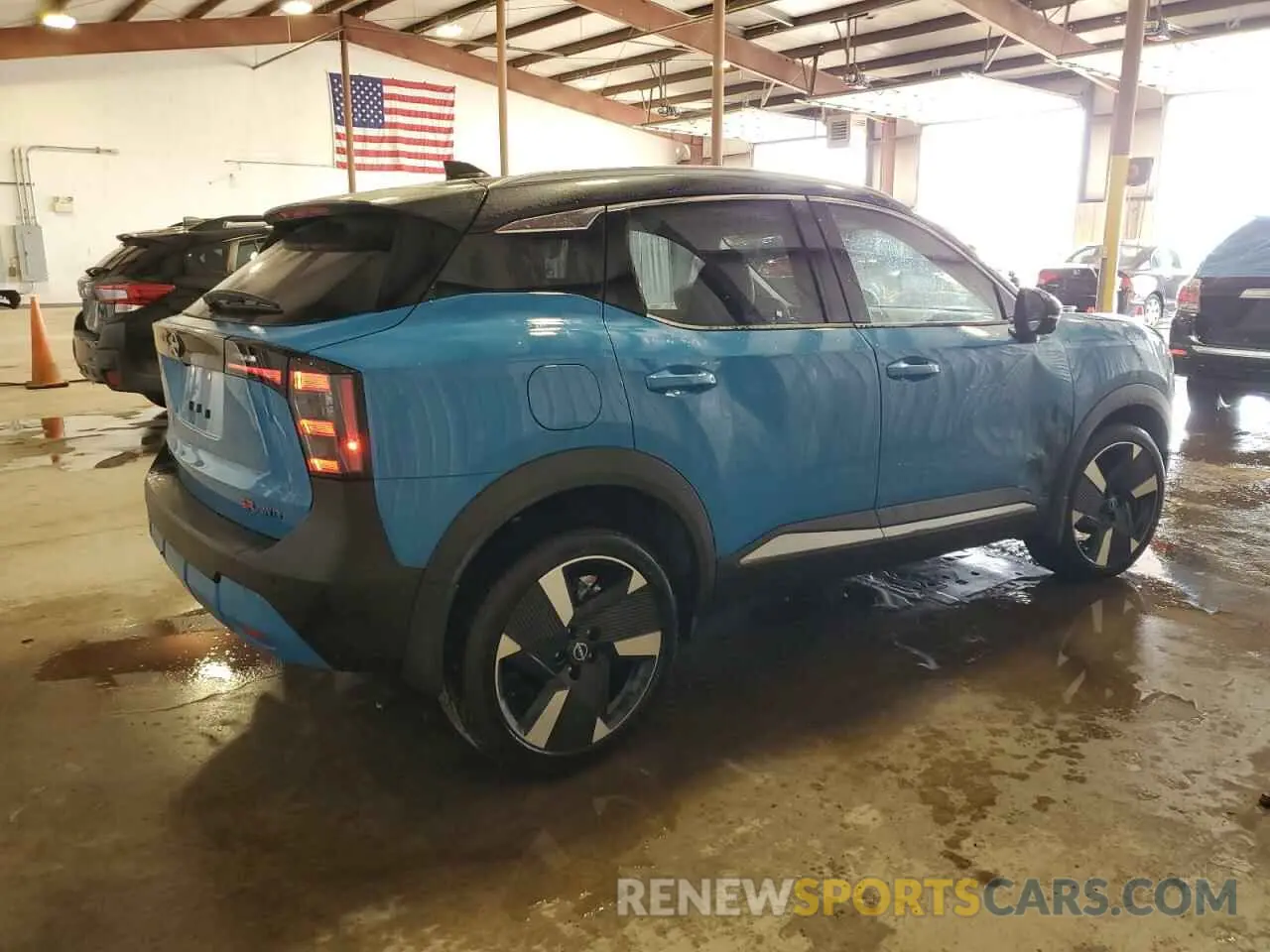 3 fotografías del automóvil dañado 3N8AP6DB1SL323711 NISSAN KICKS 2025