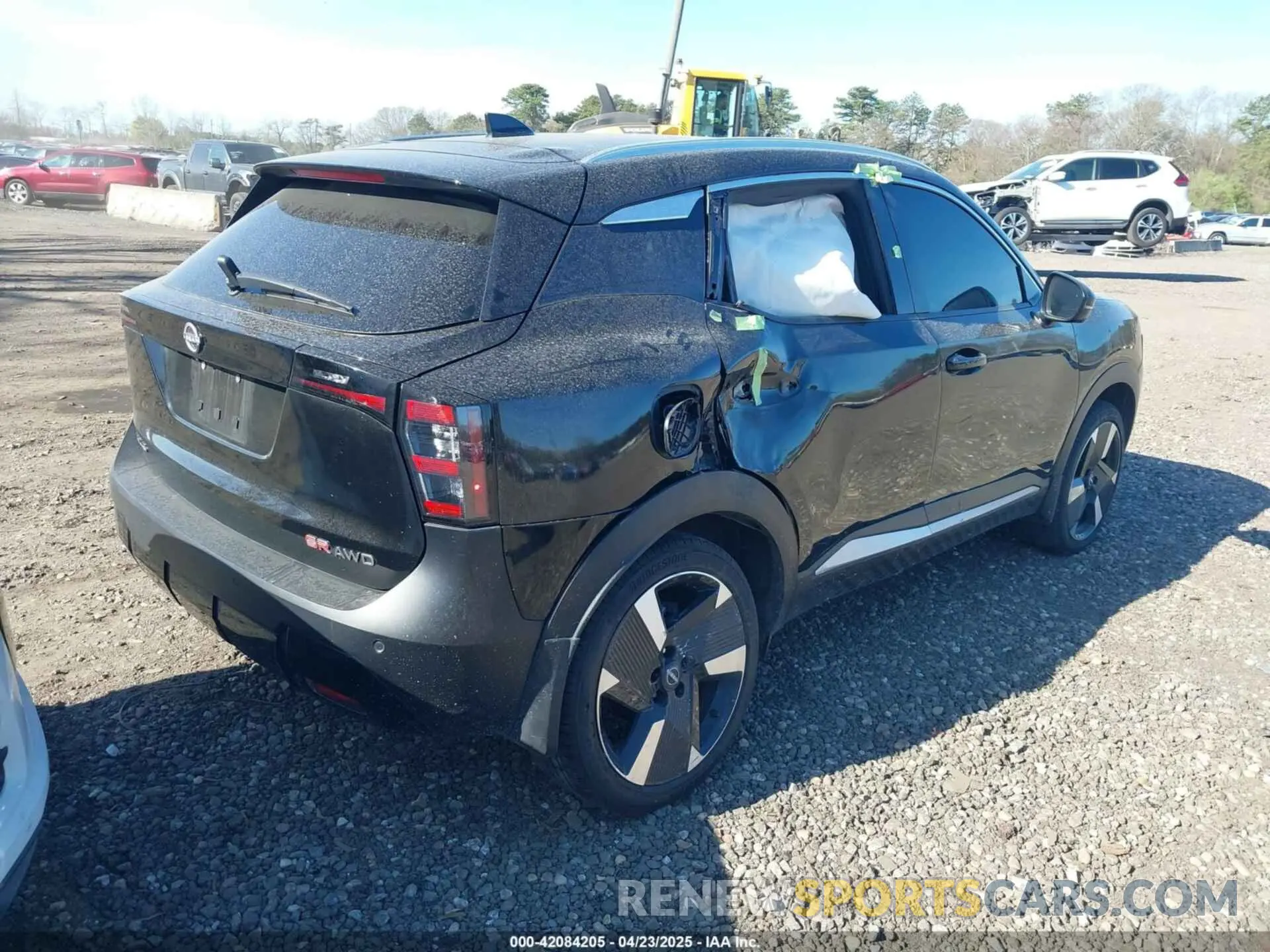 6 fotografías del automóvil dañado 3N8AP6DBXSL314148 NISSAN KICKS 2025