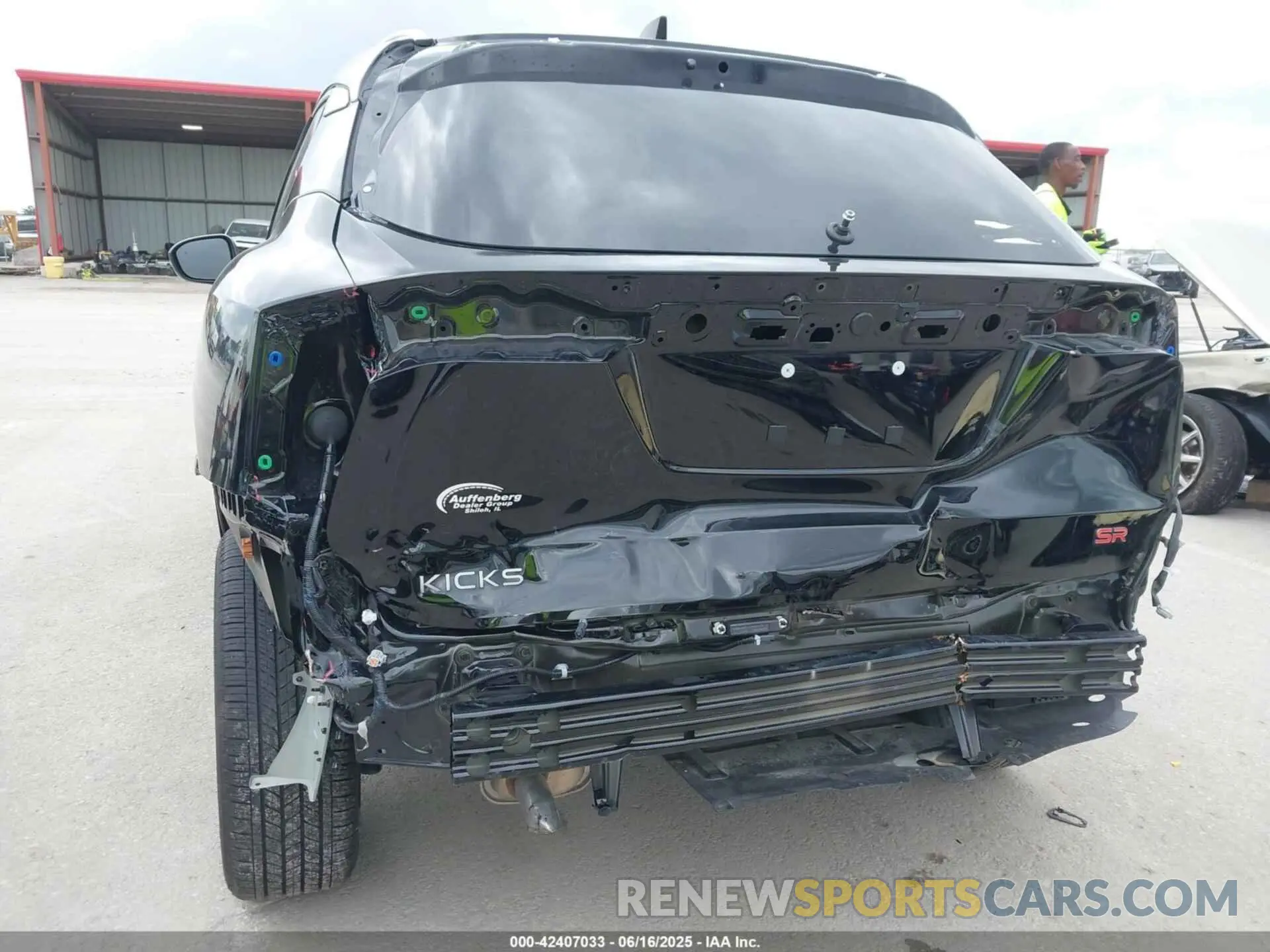 6 fotografías del automóvil dañado 3N8AP6DC7SL313435 NISSAN KICKS 2025