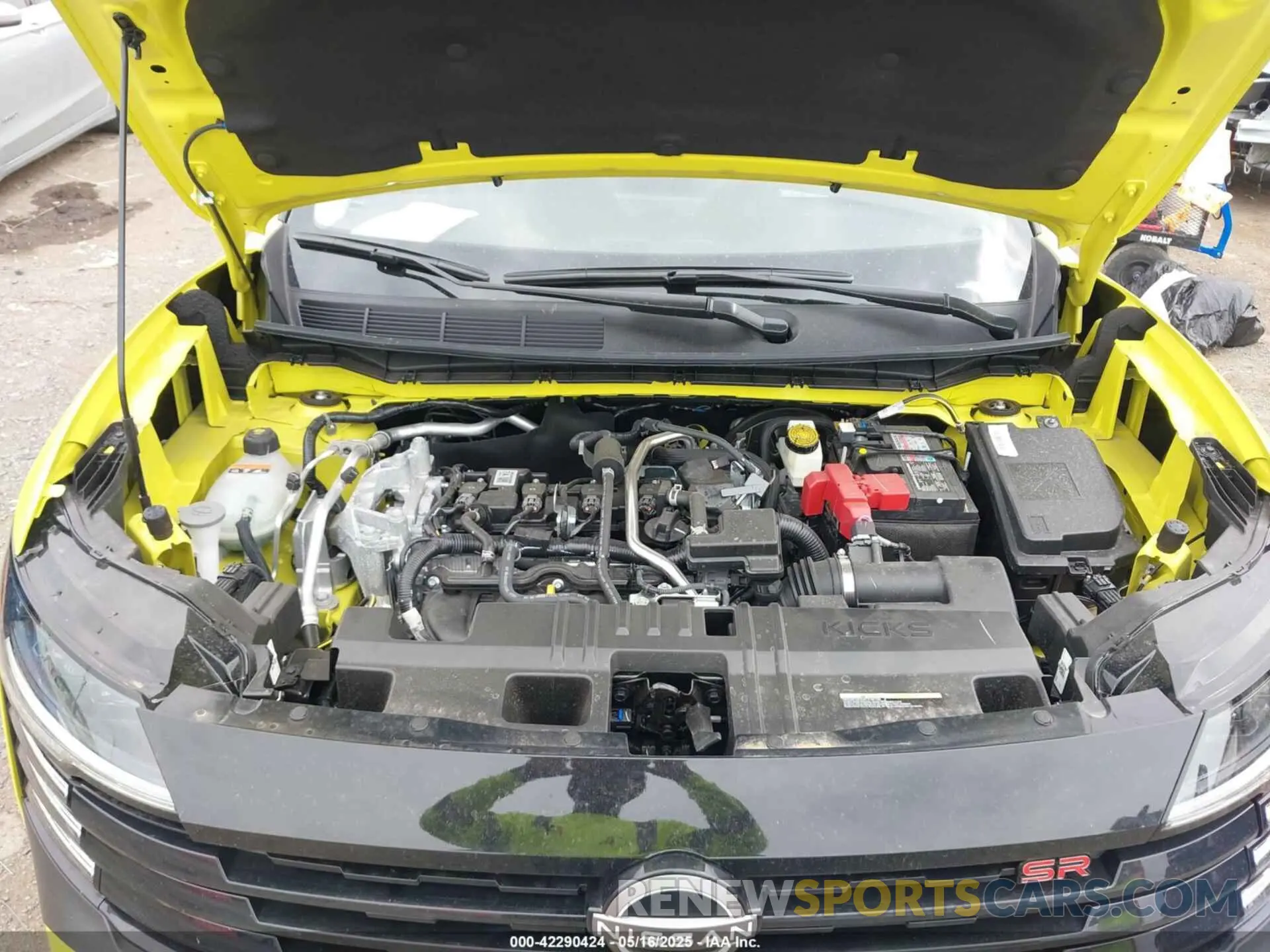 10 fotografías del automóvil dañado 3N8AP6DC9SL350020 NISSAN KICKS 2025
