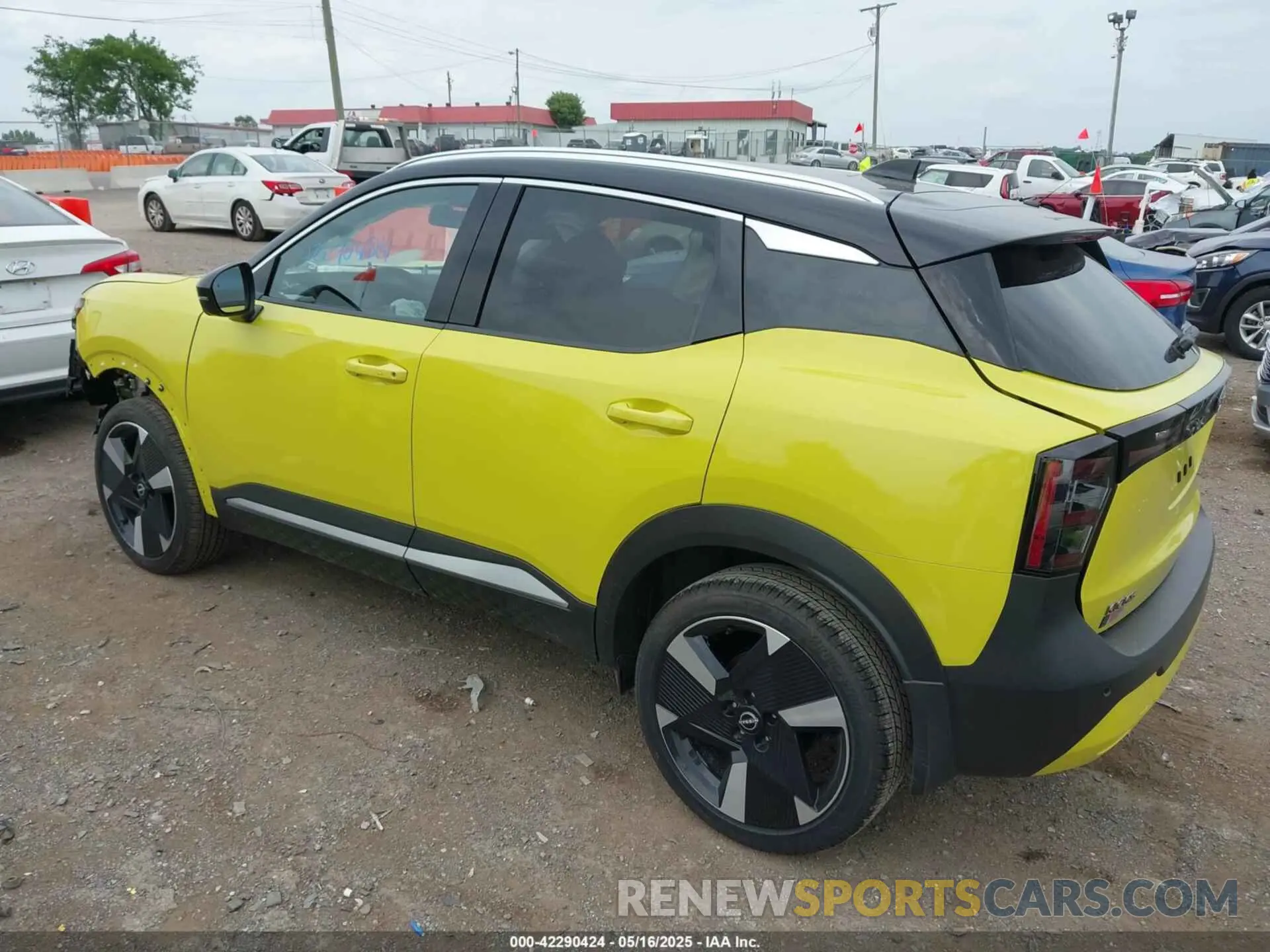 3 fotografías del automóvil dañado 3N8AP6DC9SL350020 NISSAN KICKS 2025