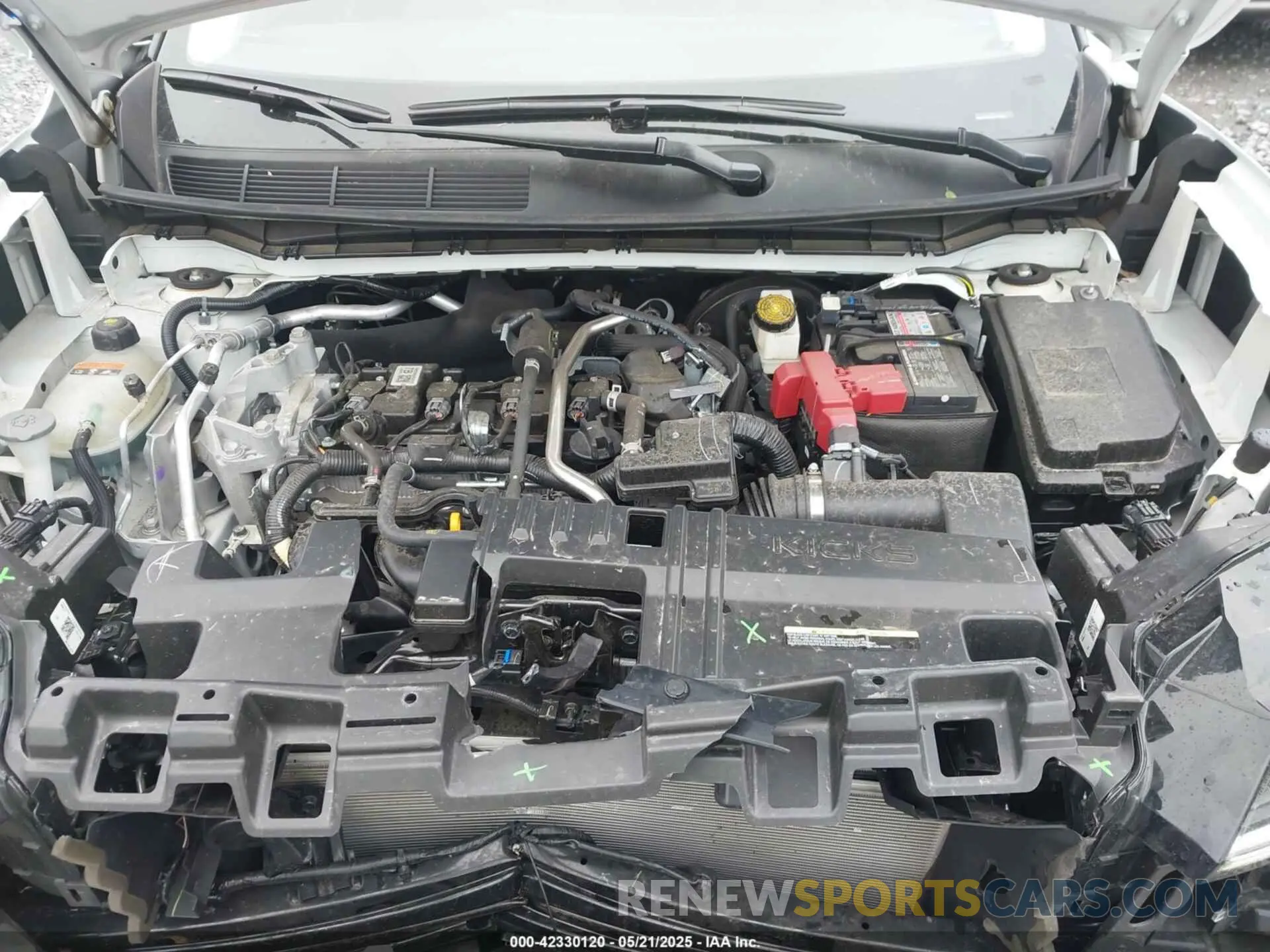 10 fotografías del automóvil dañado 3N8AP6DD8SL307166 NISSAN KICKS 2025