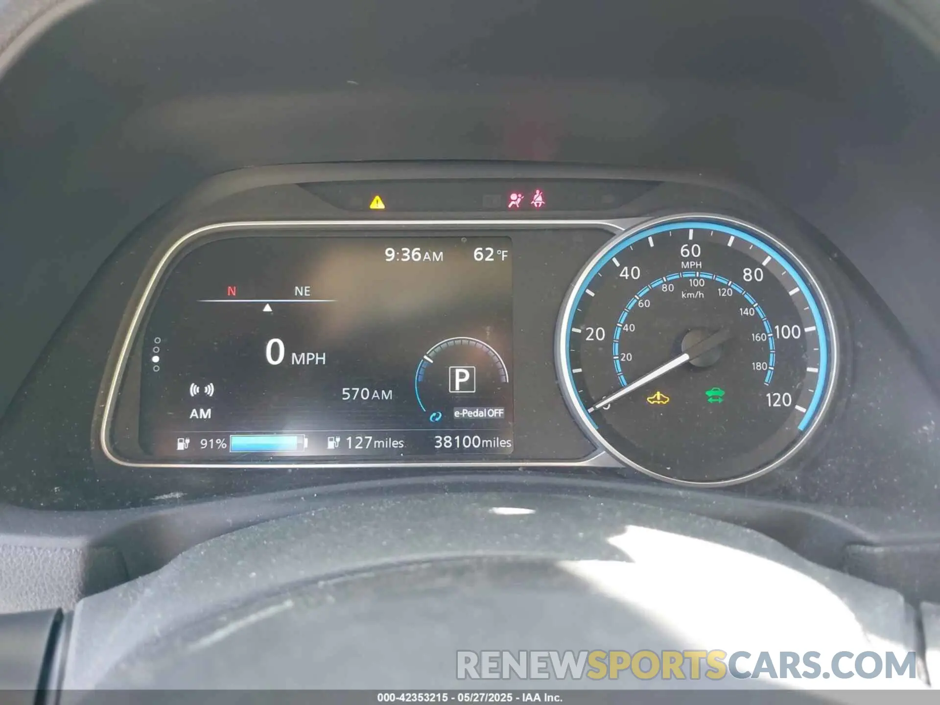 18 fotografías del automóvil dañado 1N4AZ1CP0KC314523 NISSAN LEAF 2019