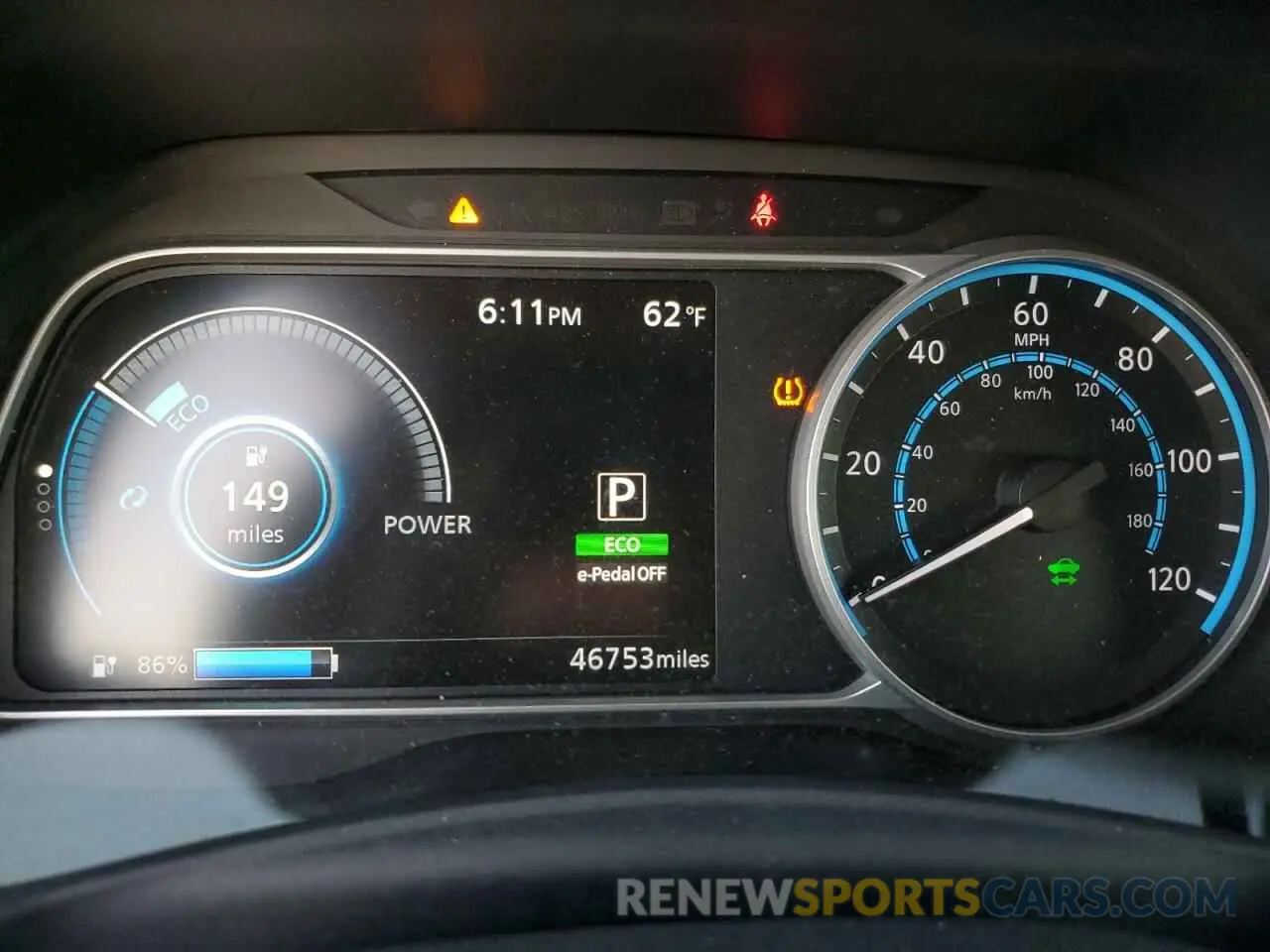 9 fotografías del automóvil dañado 1N4AZ1CP0KC321679 NISSAN LEAF 2019