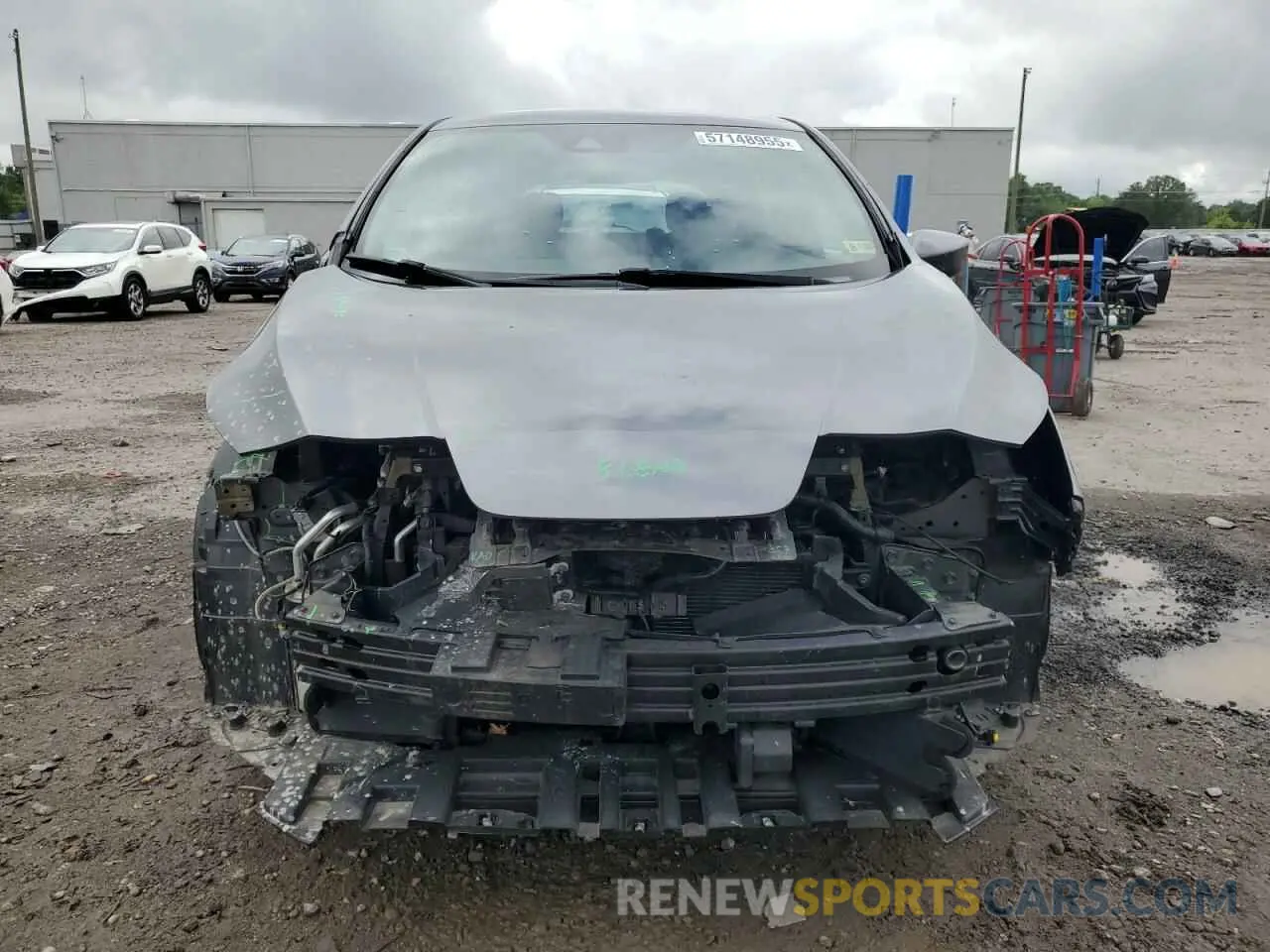 5 fotografías del automóvil dañado 1N4AZ1CP1KC302364 NISSAN LEAF 2019