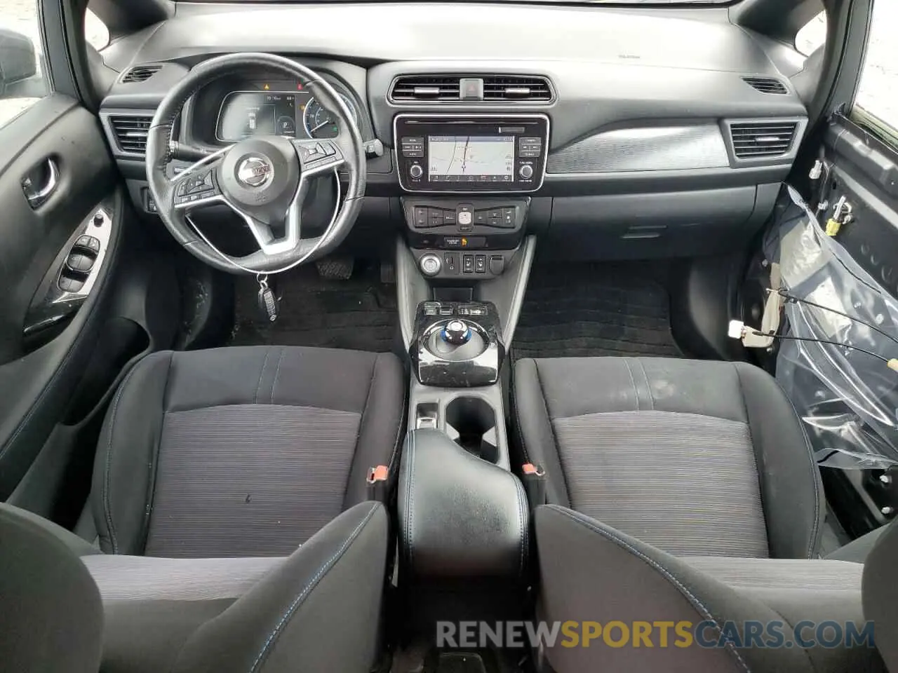 8 fotografías del automóvil dañado 1N4AZ1CP1KC302364 NISSAN LEAF 2019