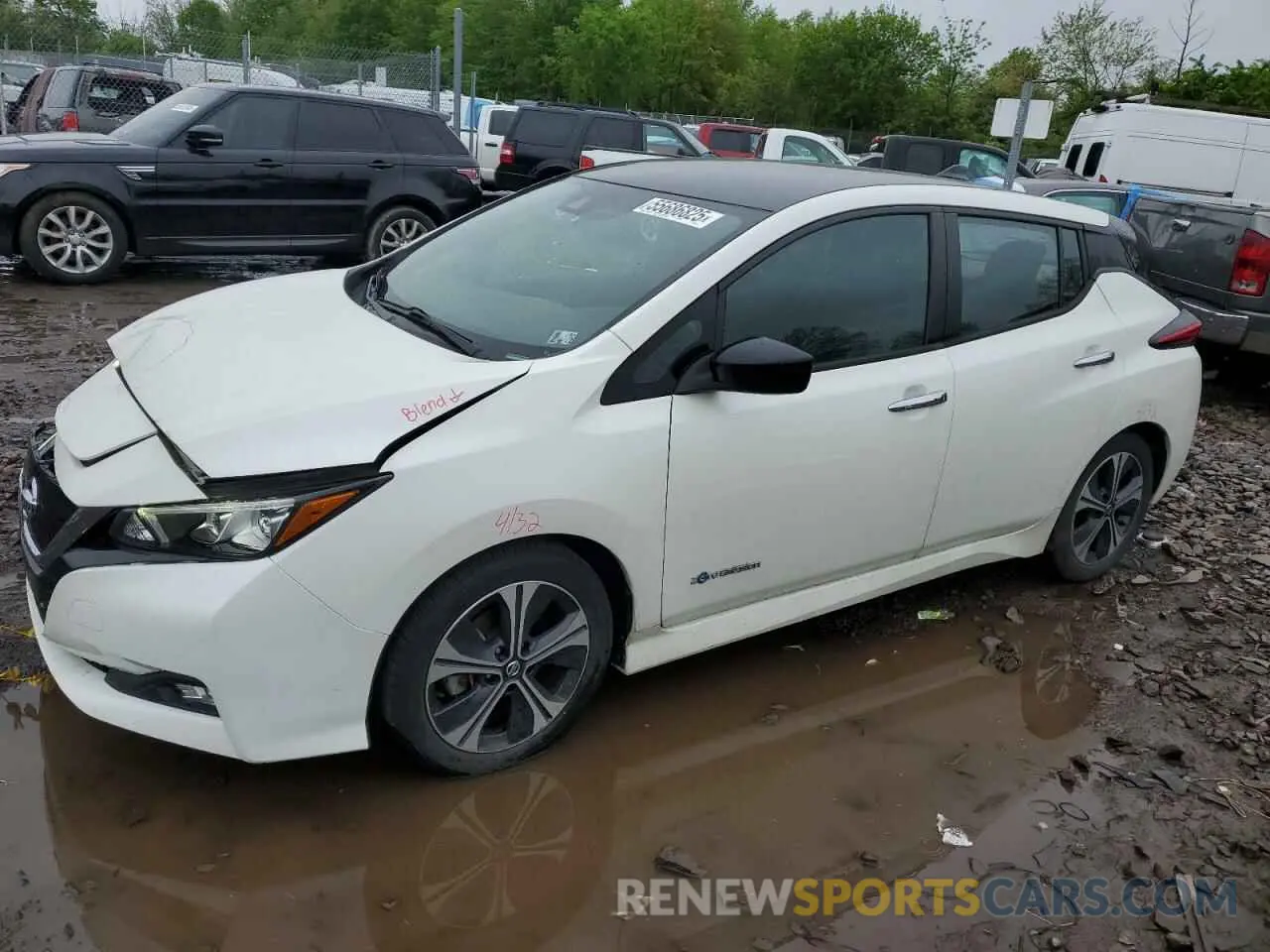 1 fotografías del automóvil dañado 1N4AZ1CP1KC306320 NISSAN LEAF 2019