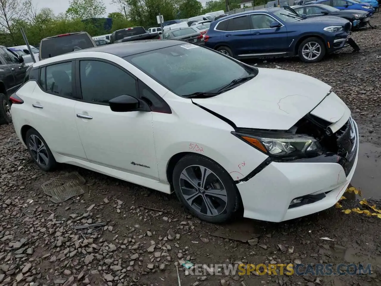 4 fotografías del automóvil dañado 1N4AZ1CP1KC306320 NISSAN LEAF 2019
