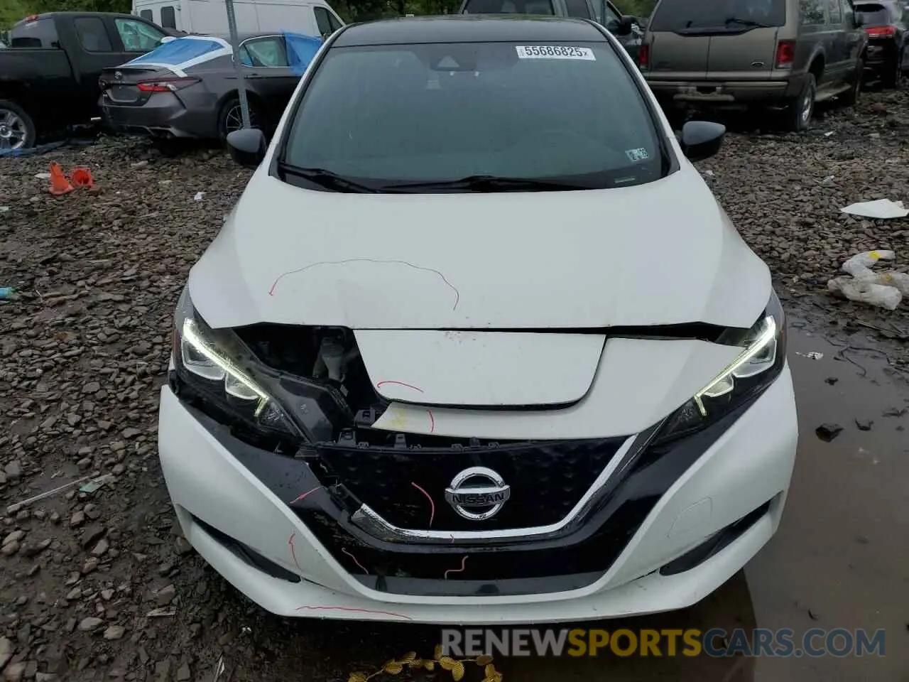 5 fotografías del automóvil dañado 1N4AZ1CP1KC306320 NISSAN LEAF 2019