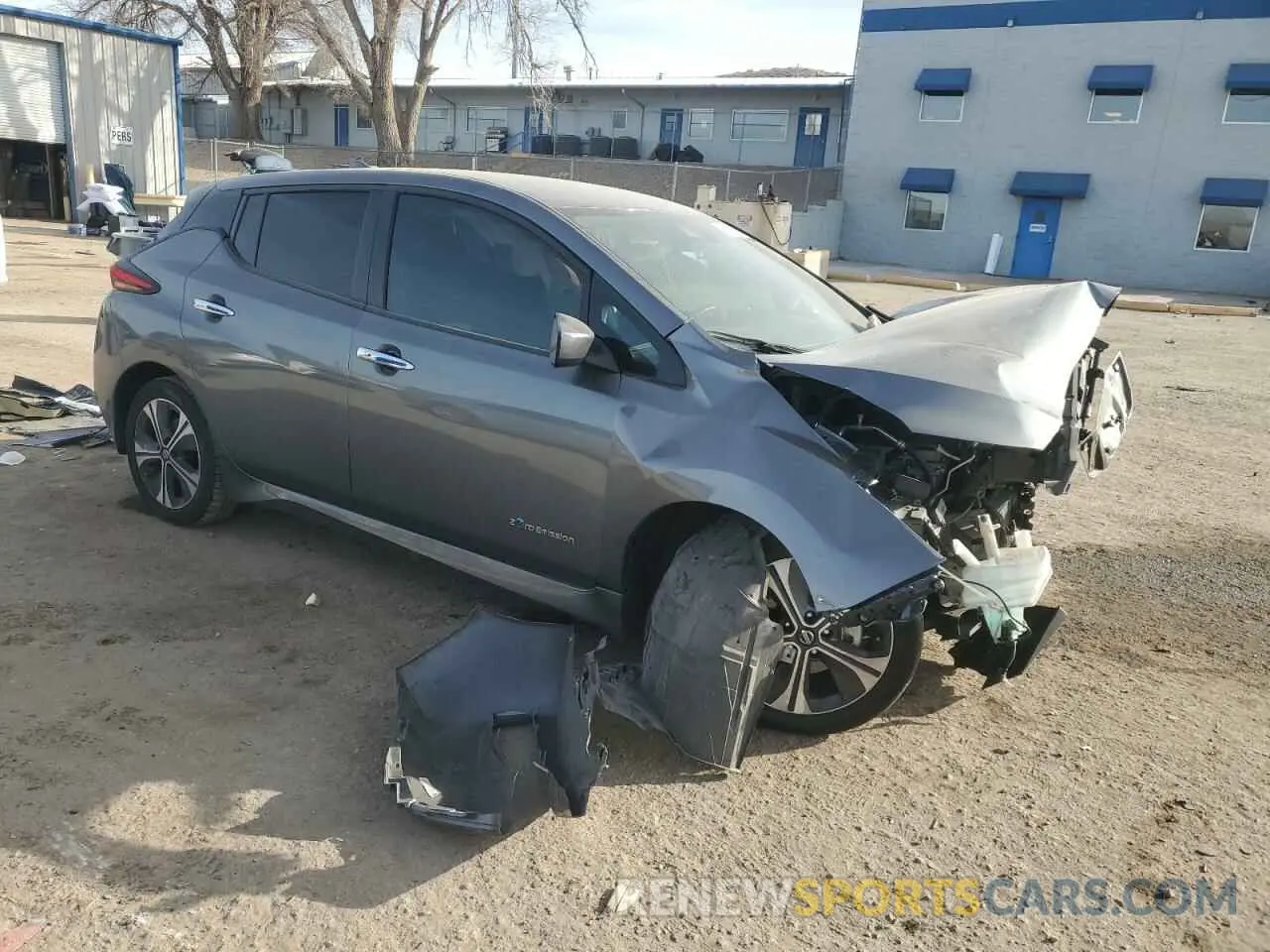 4 fotografías del automóvil dañado 1N4AZ1CP4KC303346 NISSAN LEAF 2019
