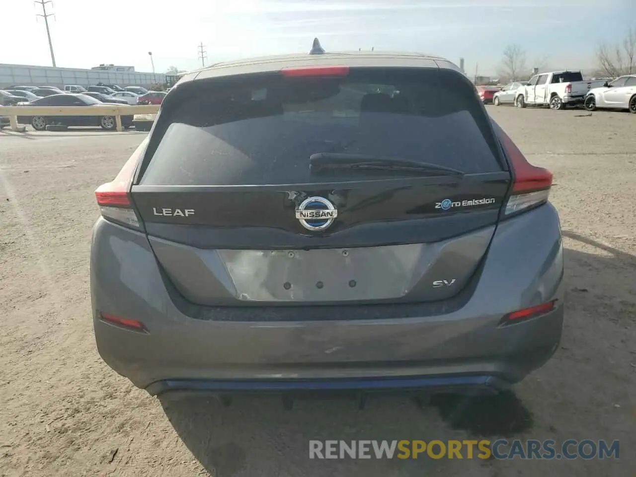 6 fotografías del automóvil dañado 1N4AZ1CP4KC303346 NISSAN LEAF 2019