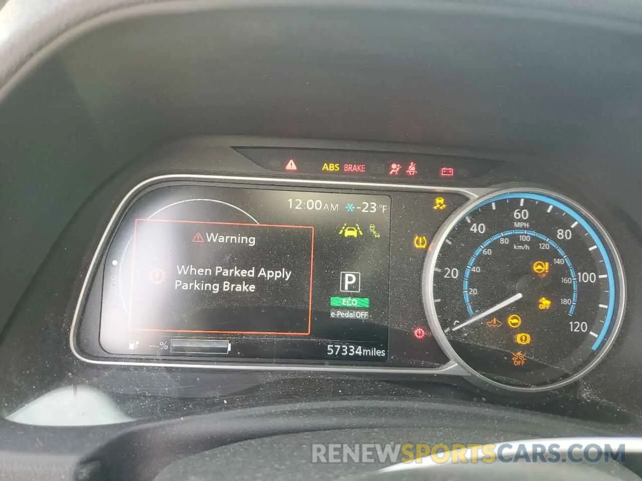 9 fotografías del automóvil dañado 1N4AZ1CP4KC303346 NISSAN LEAF 2019