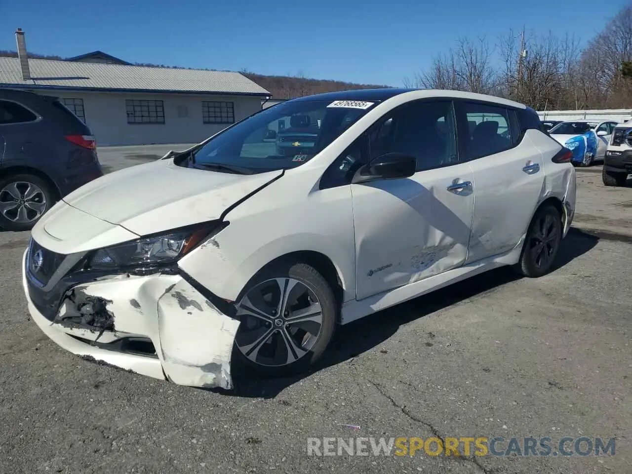 1 fotografías del automóvil dañado 1N4AZ1CP5KC302755 NISSAN LEAF 2019