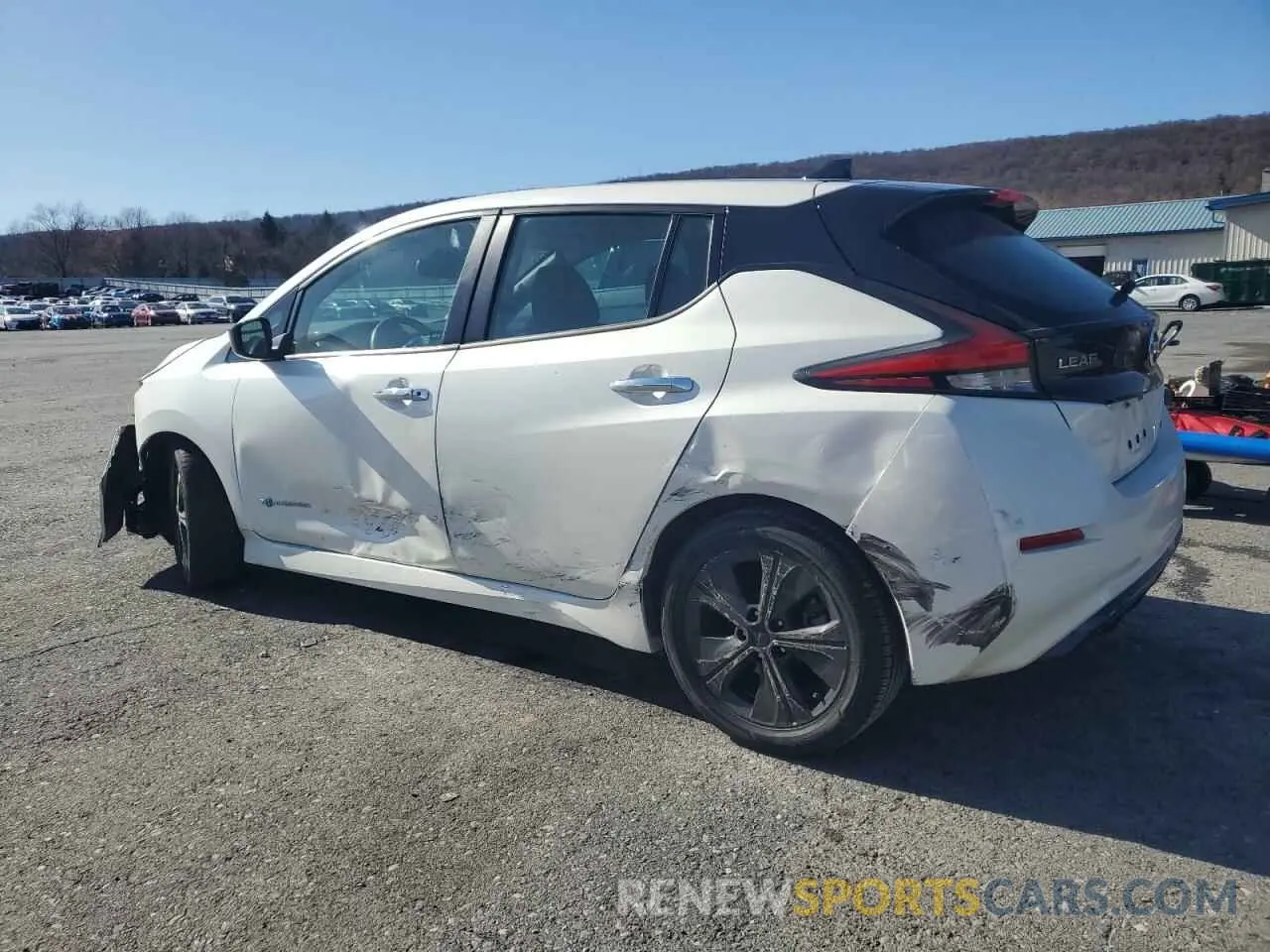 2 fotografías del automóvil dañado 1N4AZ1CP5KC302755 NISSAN LEAF 2019
