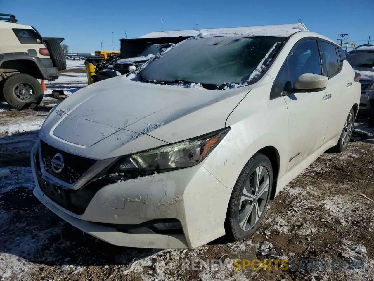 1 fotografías del automóvil dañado 1N4AZ1CP5KC310287 NISSAN LEAF 2019