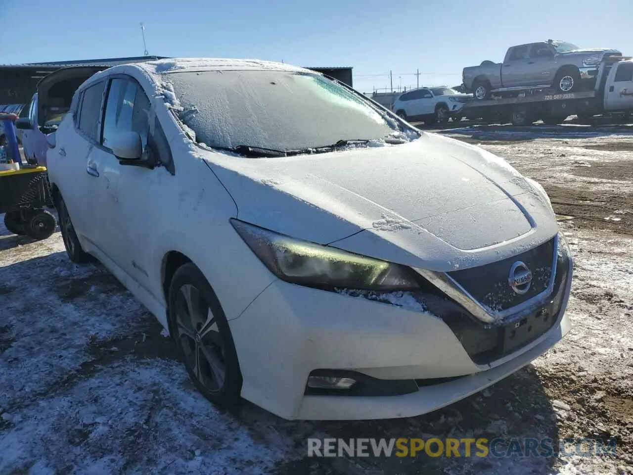 4 fotografías del automóvil dañado 1N4AZ1CP5KC310287 NISSAN LEAF 2019