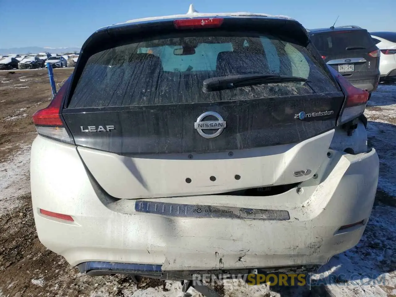6 fotografías del automóvil dañado 1N4AZ1CP5KC310287 NISSAN LEAF 2019