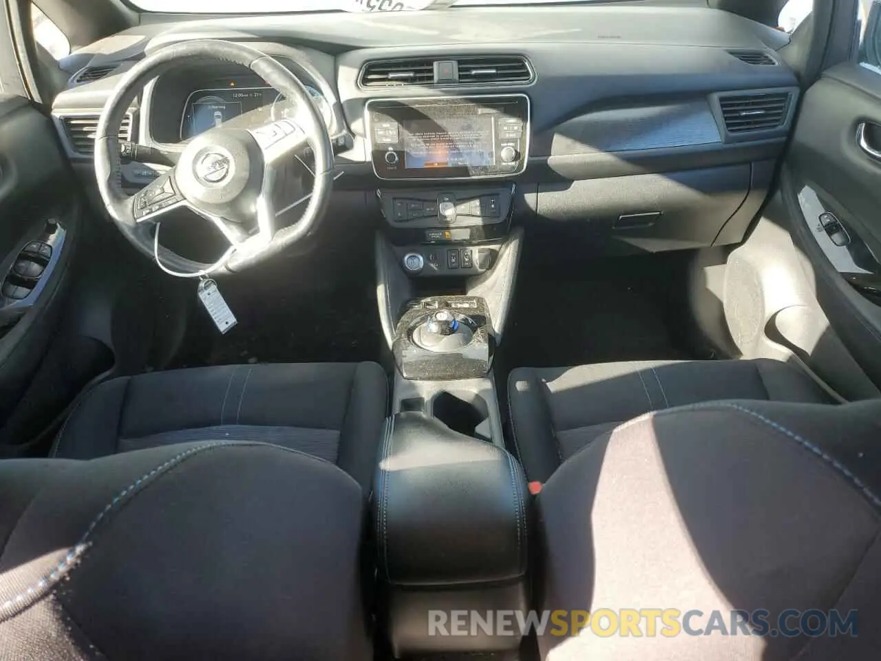 8 fotografías del automóvil dañado 1N4AZ1CP5KC310287 NISSAN LEAF 2019