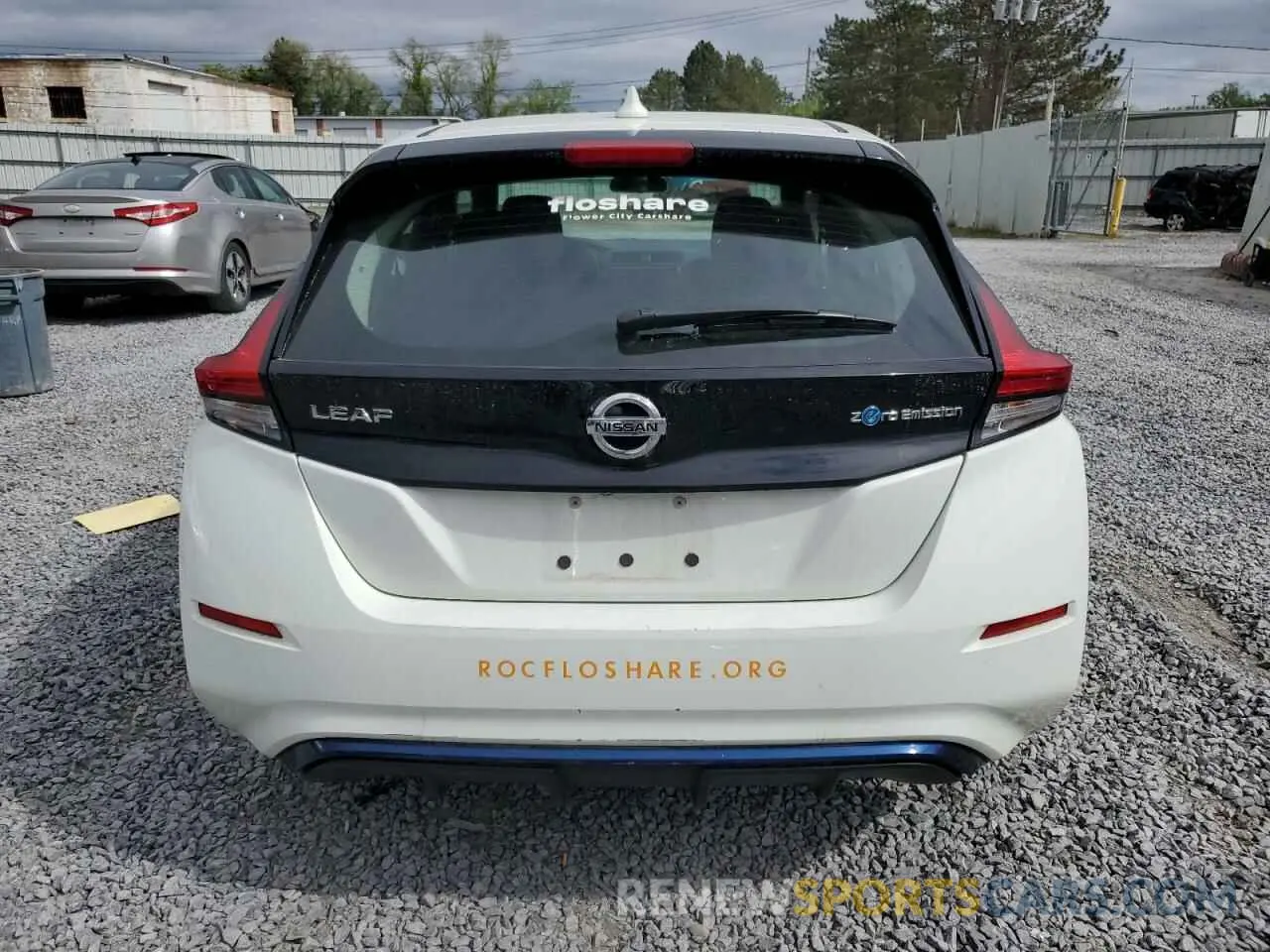 6 fotografías del automóvil dañado 1N4AZ1CP6KC300836 NISSAN LEAF 2019