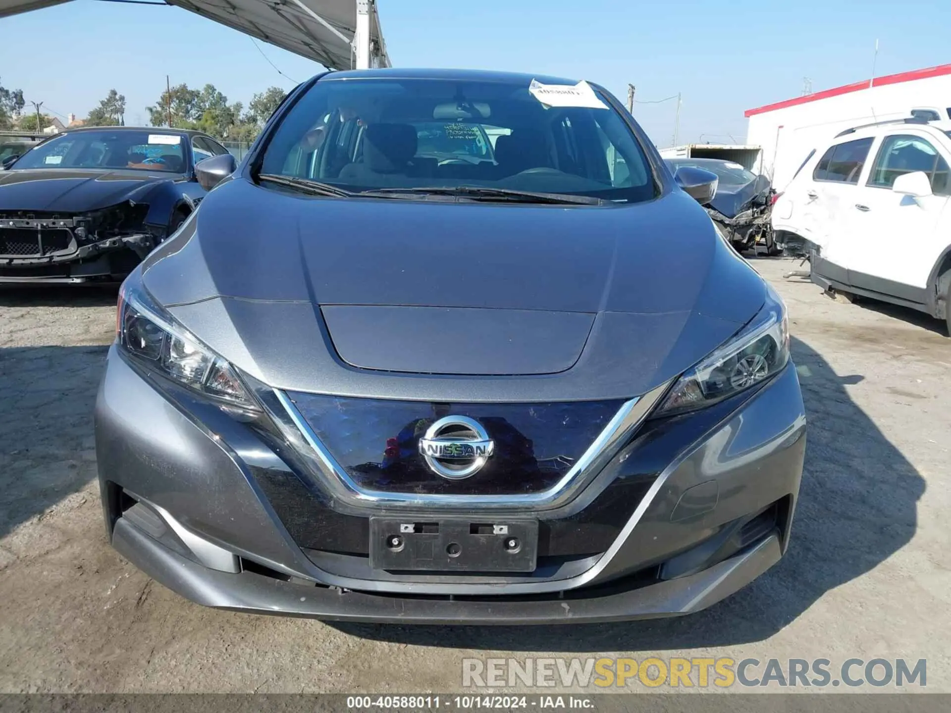 12 fotografías del automóvil dañado 1N4AZ1CP6KC312968 NISSAN LEAF 2019