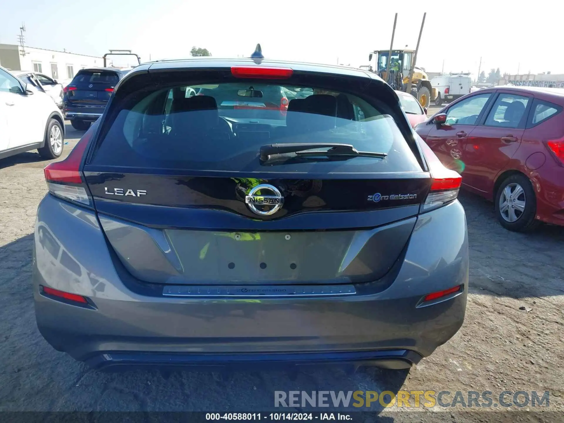 16 fotografías del automóvil dañado 1N4AZ1CP6KC312968 NISSAN LEAF 2019