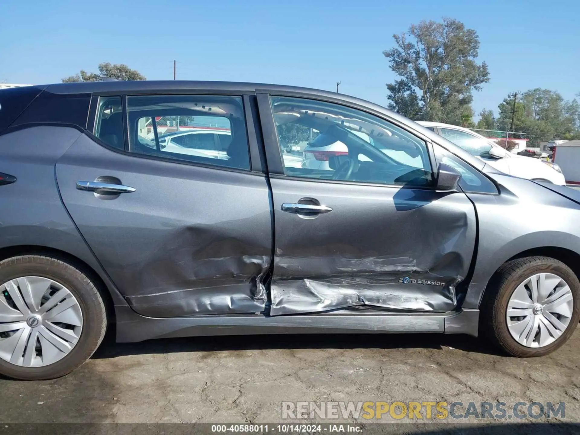 6 fotografías del automóvil dañado 1N4AZ1CP6KC312968 NISSAN LEAF 2019