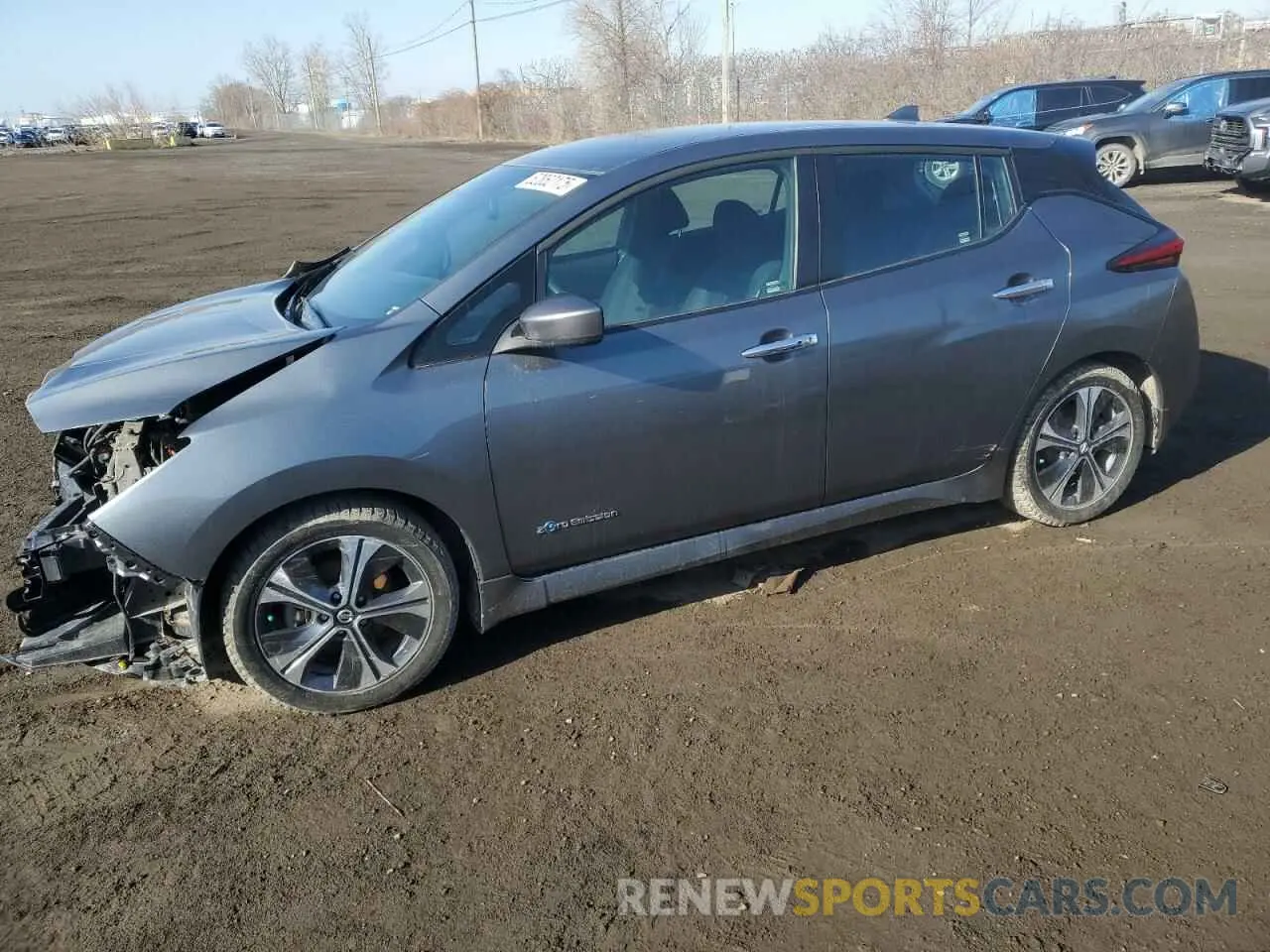 1 fotografías del automóvil dañado 1N4AZ1CP6KC316079 NISSAN LEAF 2019