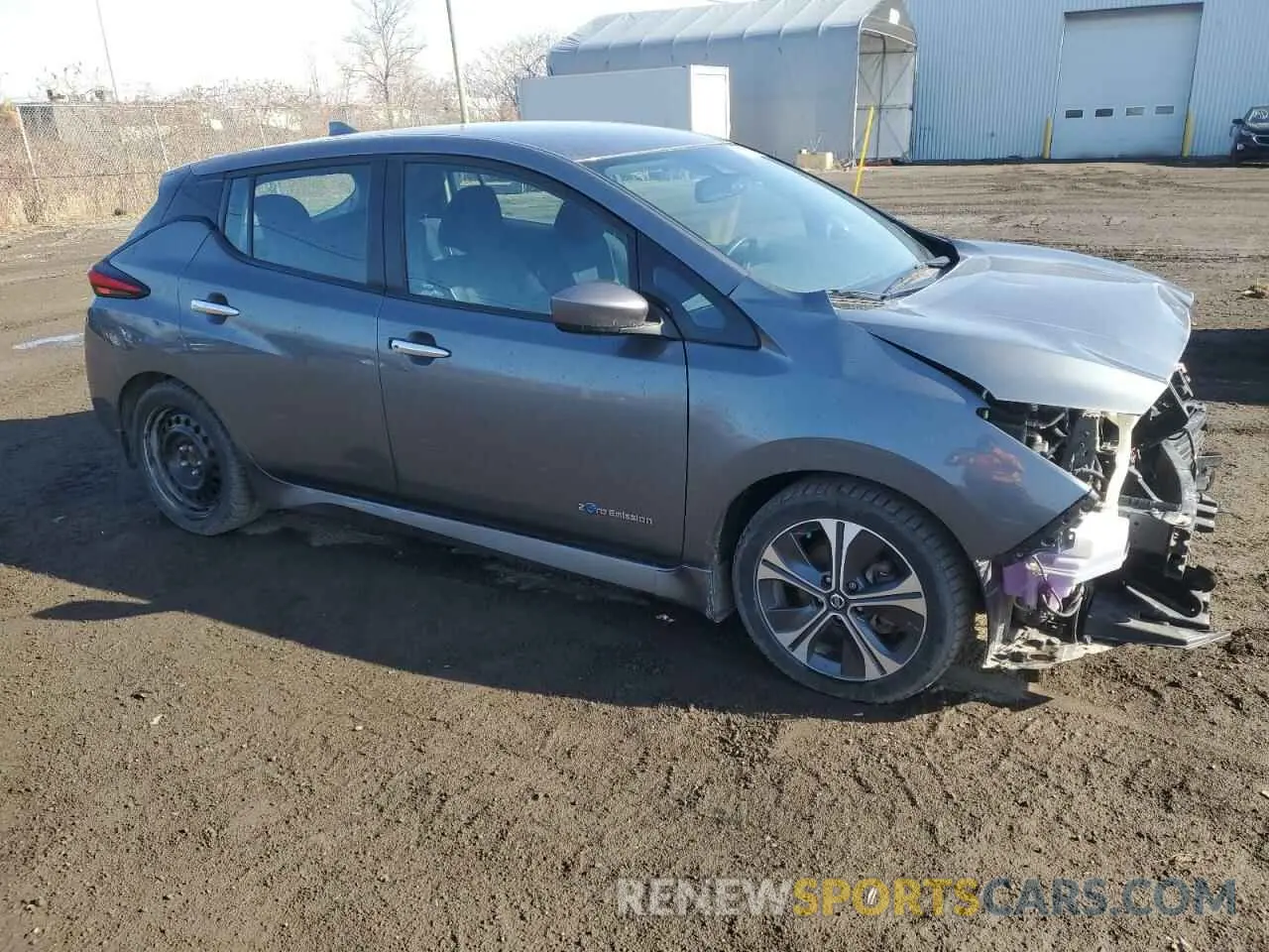 4 fotografías del automóvil dañado 1N4AZ1CP6KC316079 NISSAN LEAF 2019