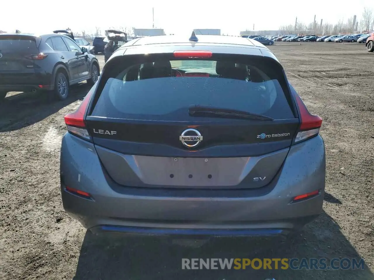 6 fotografías del automóvil dañado 1N4AZ1CP6KC316079 NISSAN LEAF 2019