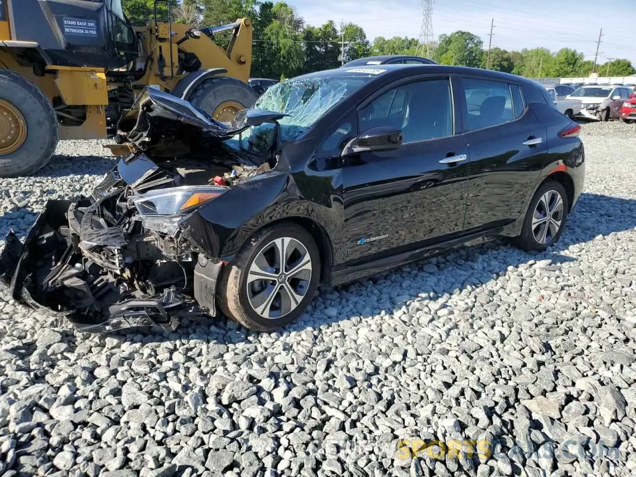 1 fotografías del automóvil dañado 1N4AZ1CP8KC313703 NISSAN LEAF 2019