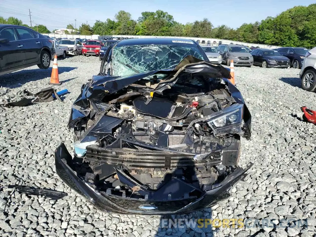 5 fotografías del automóvil dañado 1N4AZ1CP8KC313703 NISSAN LEAF 2019